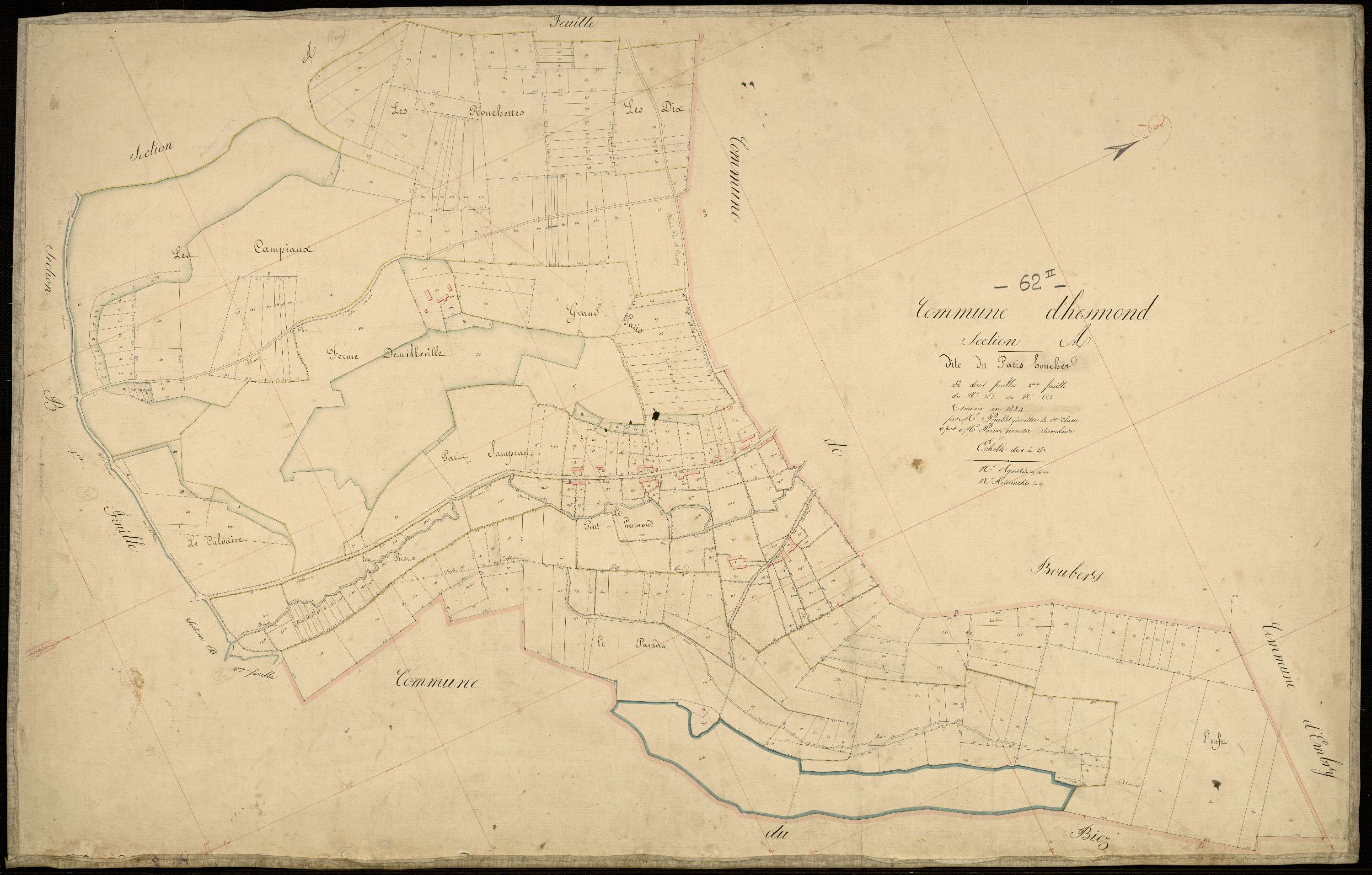 Hesmond - Section A, 2e feuille