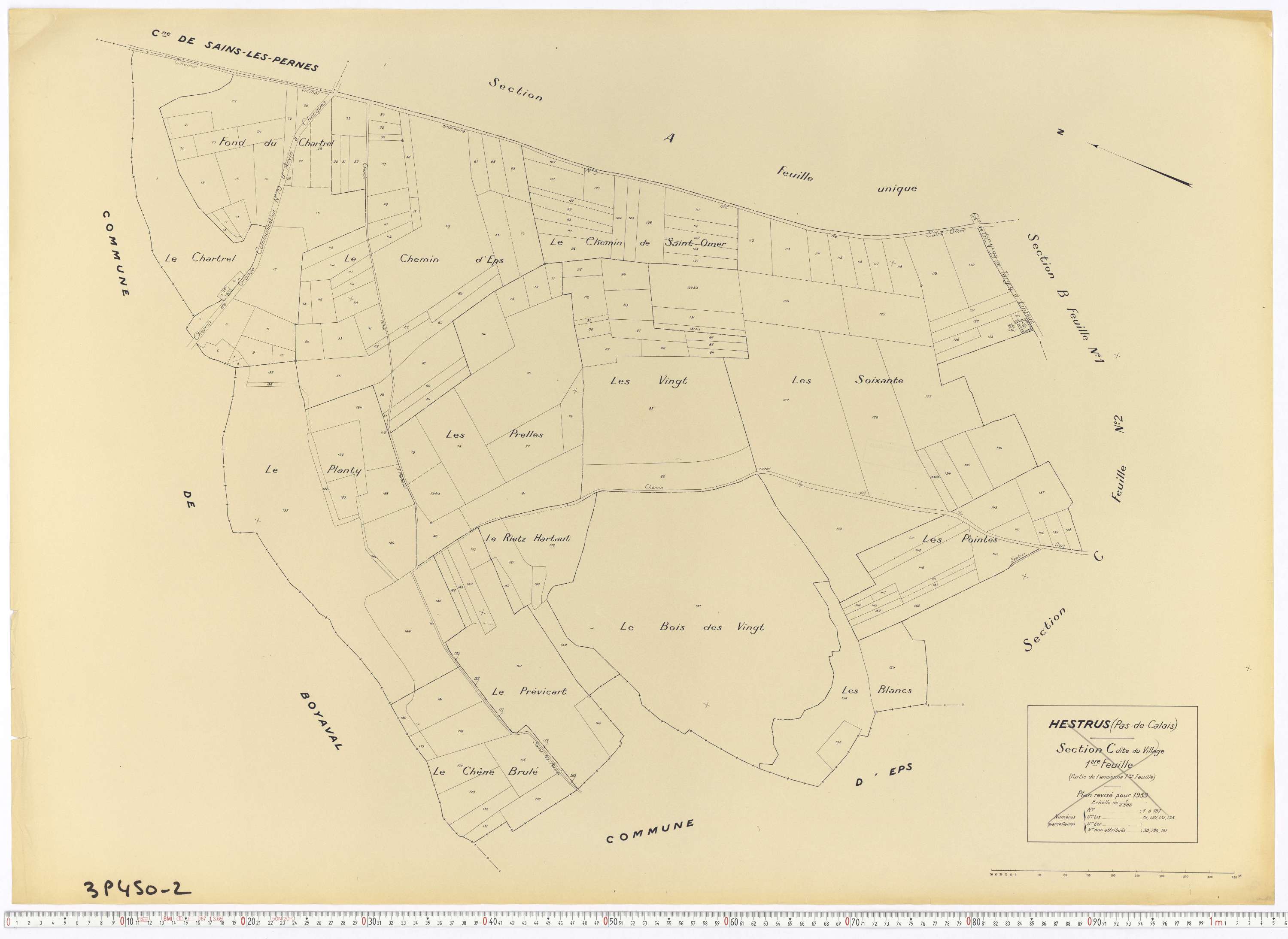 Hestrus - Section C, feuille 1.