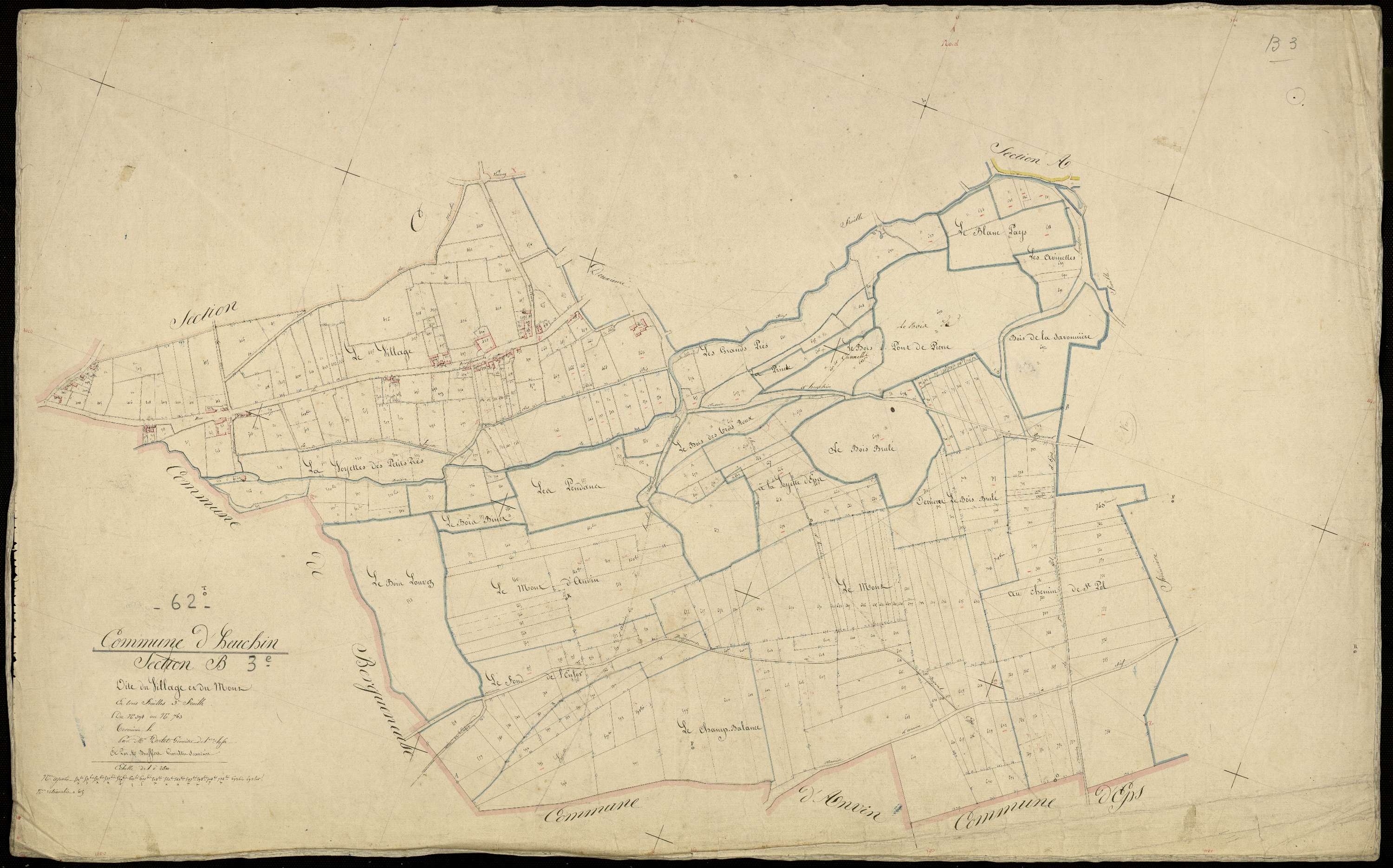 Heuchin - Section B, 3e feuille