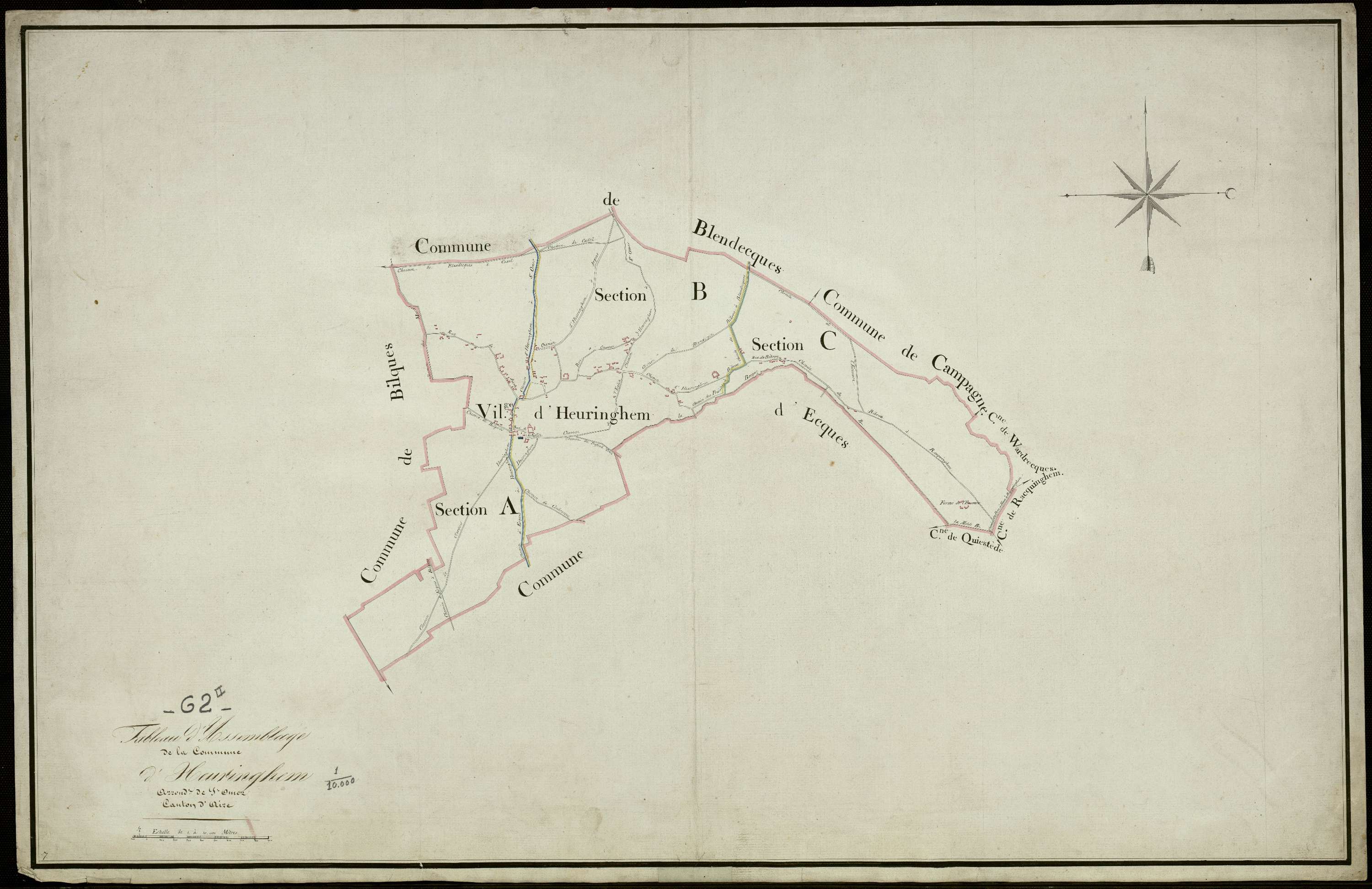 Heuringhem - Tableau d'assemblage