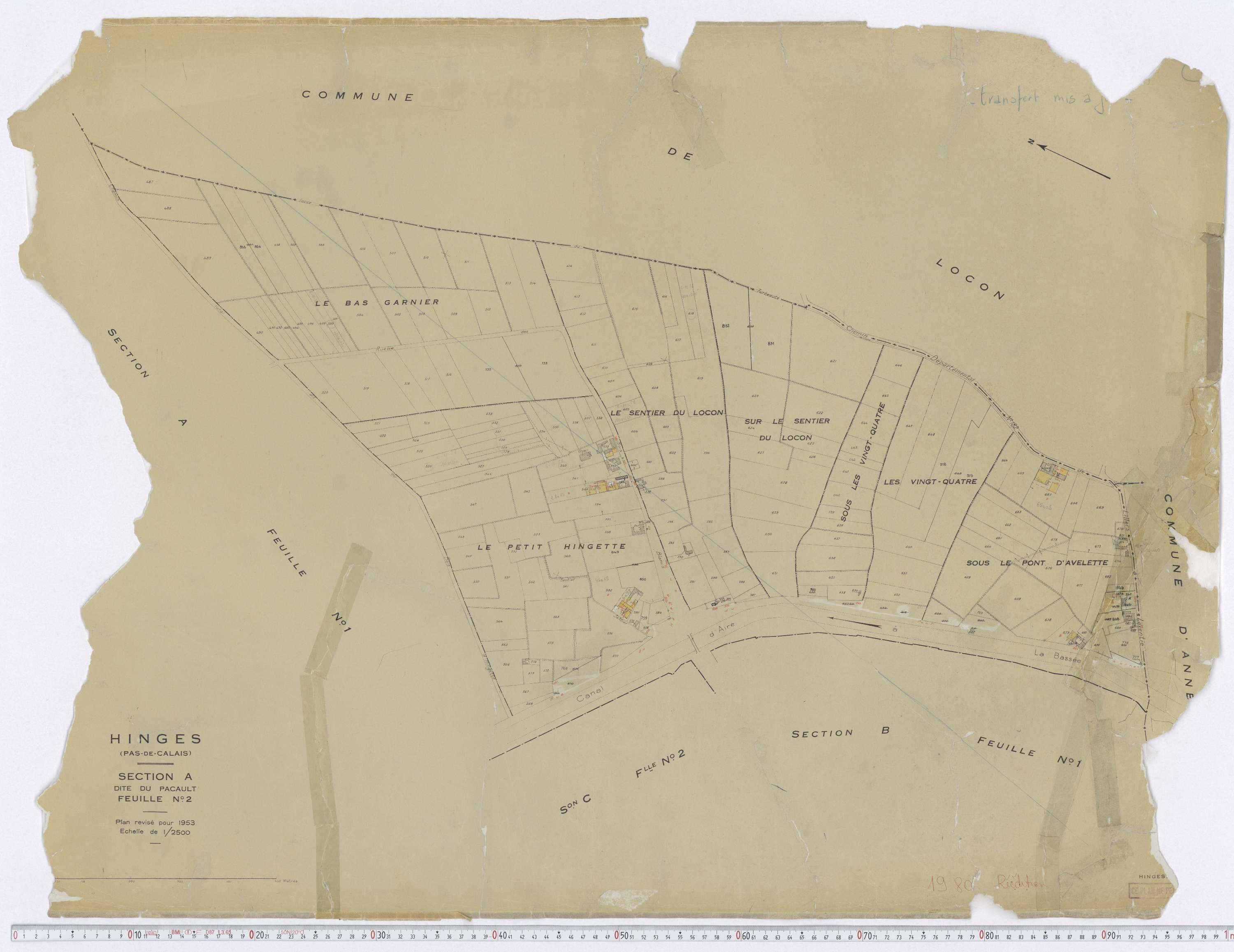Hinges - Section A, feuille 2.