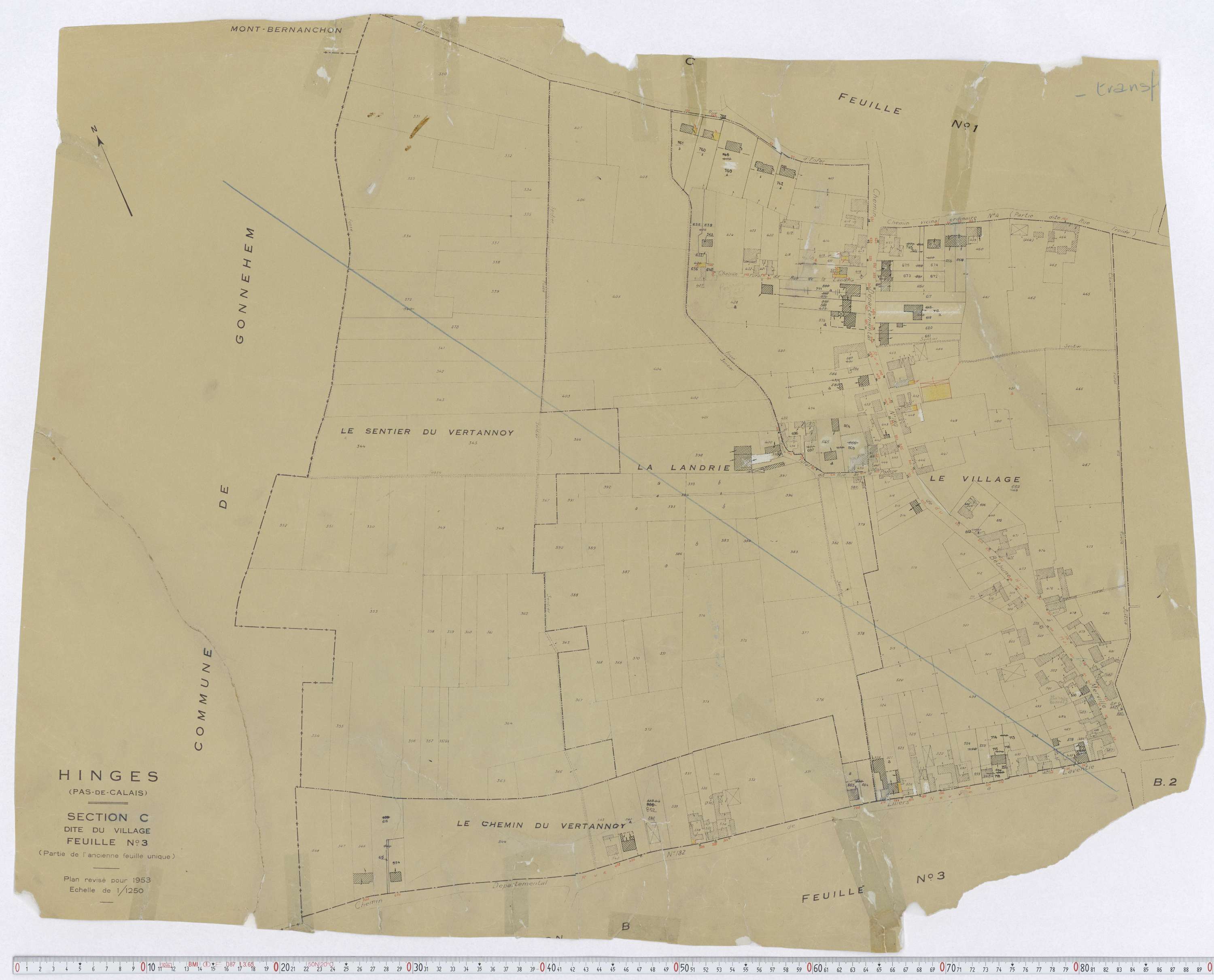 Hinges - Section C, feuille 3.