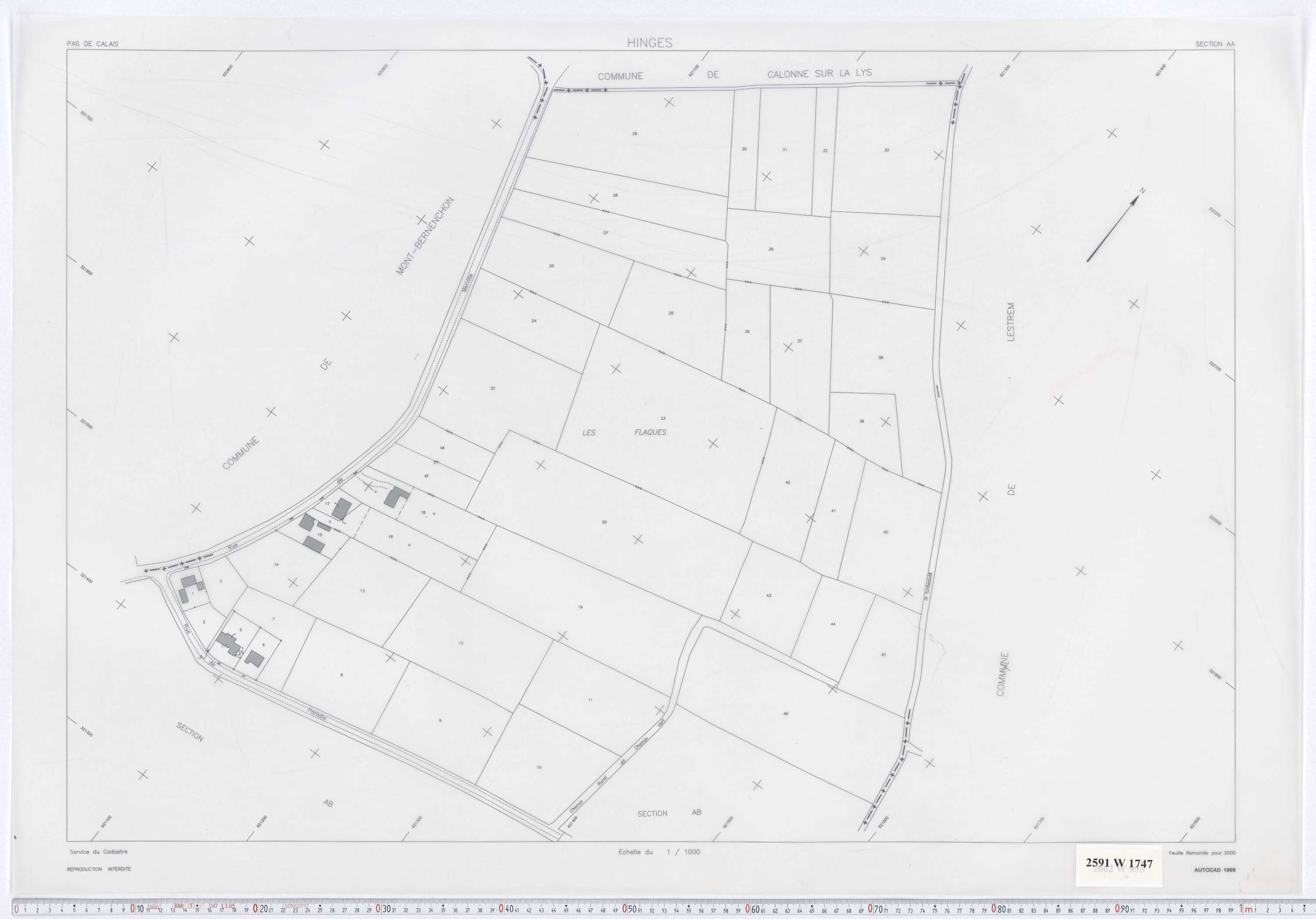 Hinges - Section AA.