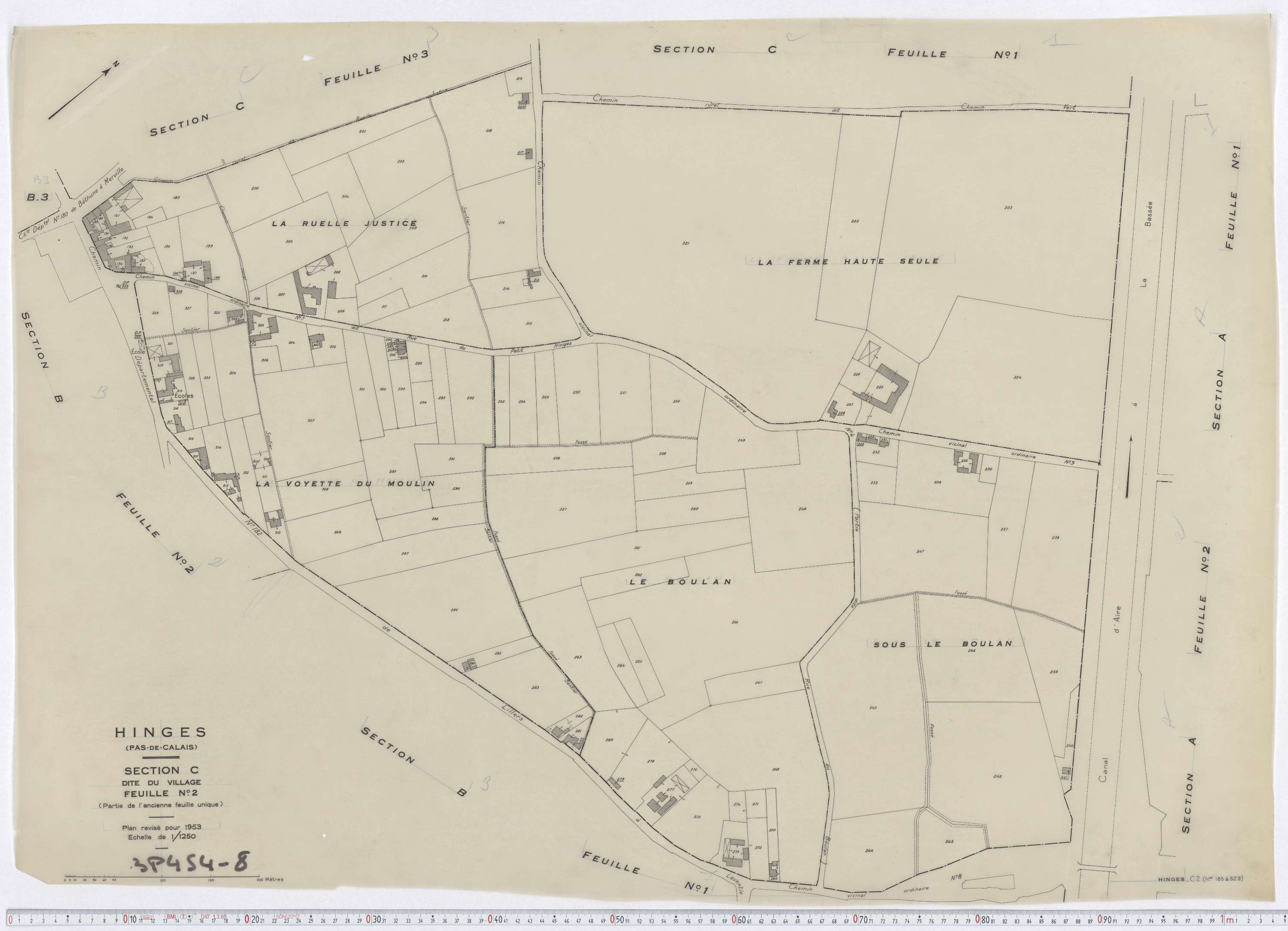 Hinges - Section C, feuille 2.