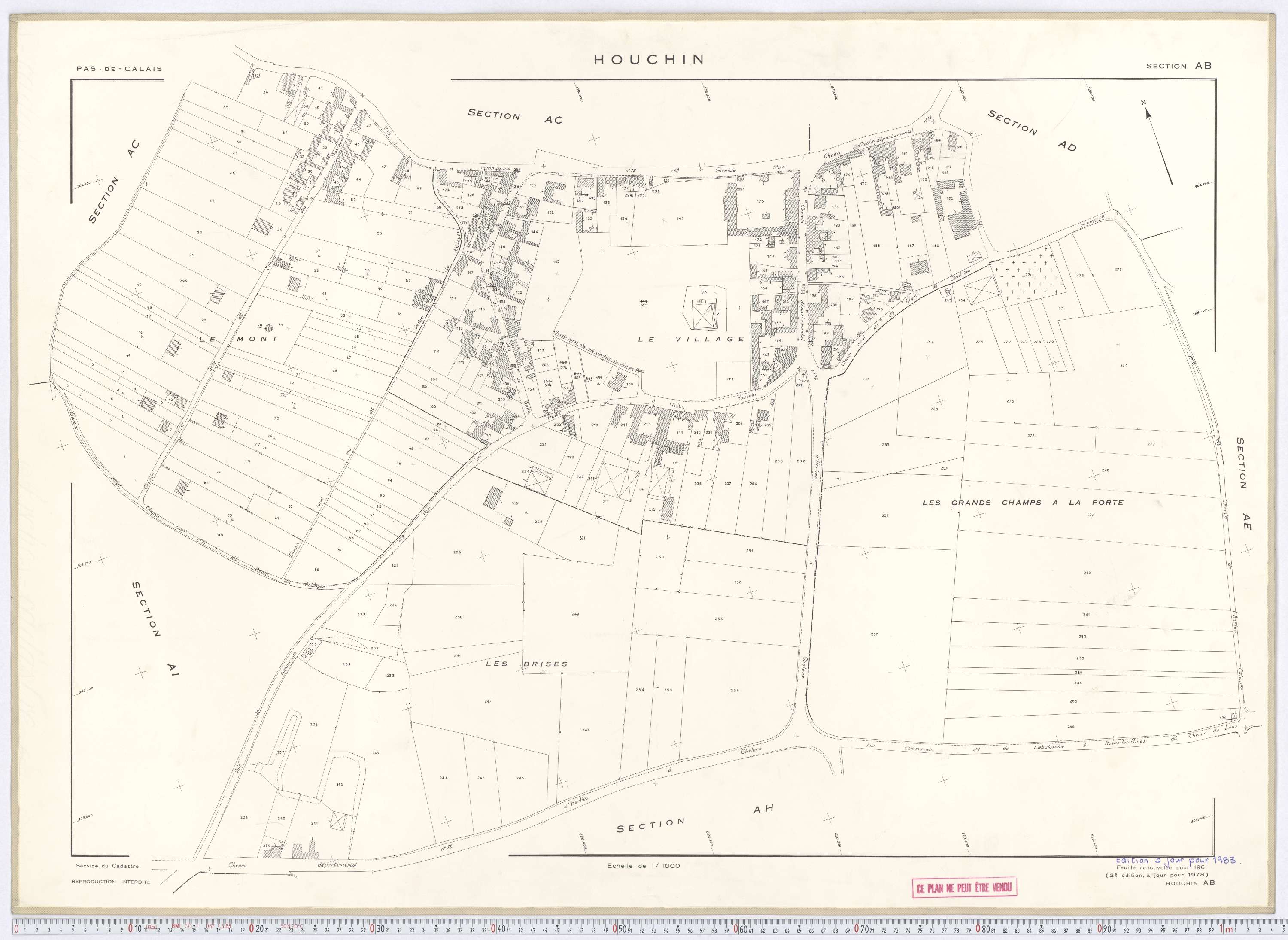 Houchin - Section AB.