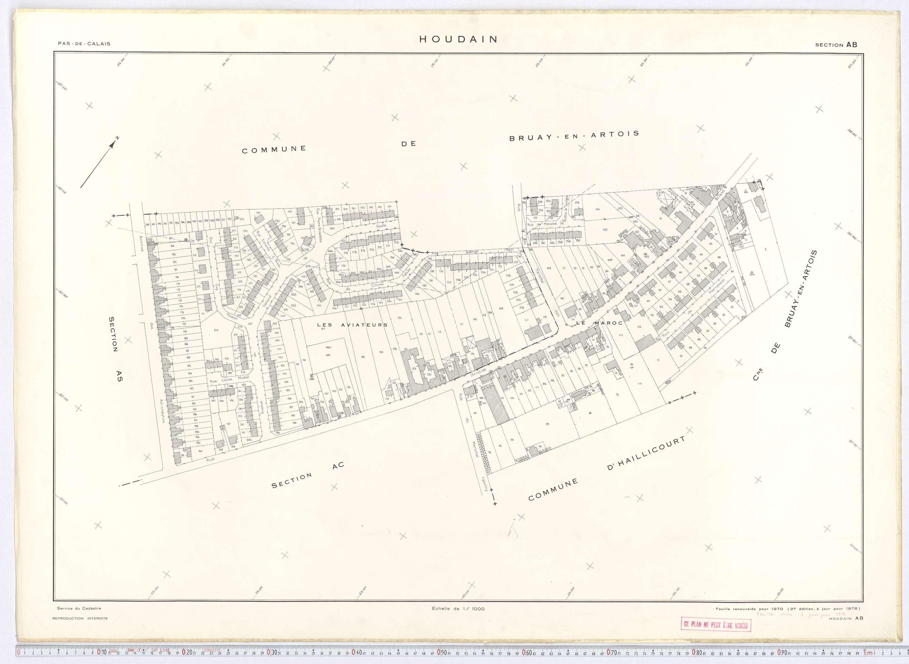 Houdain - Section AB.