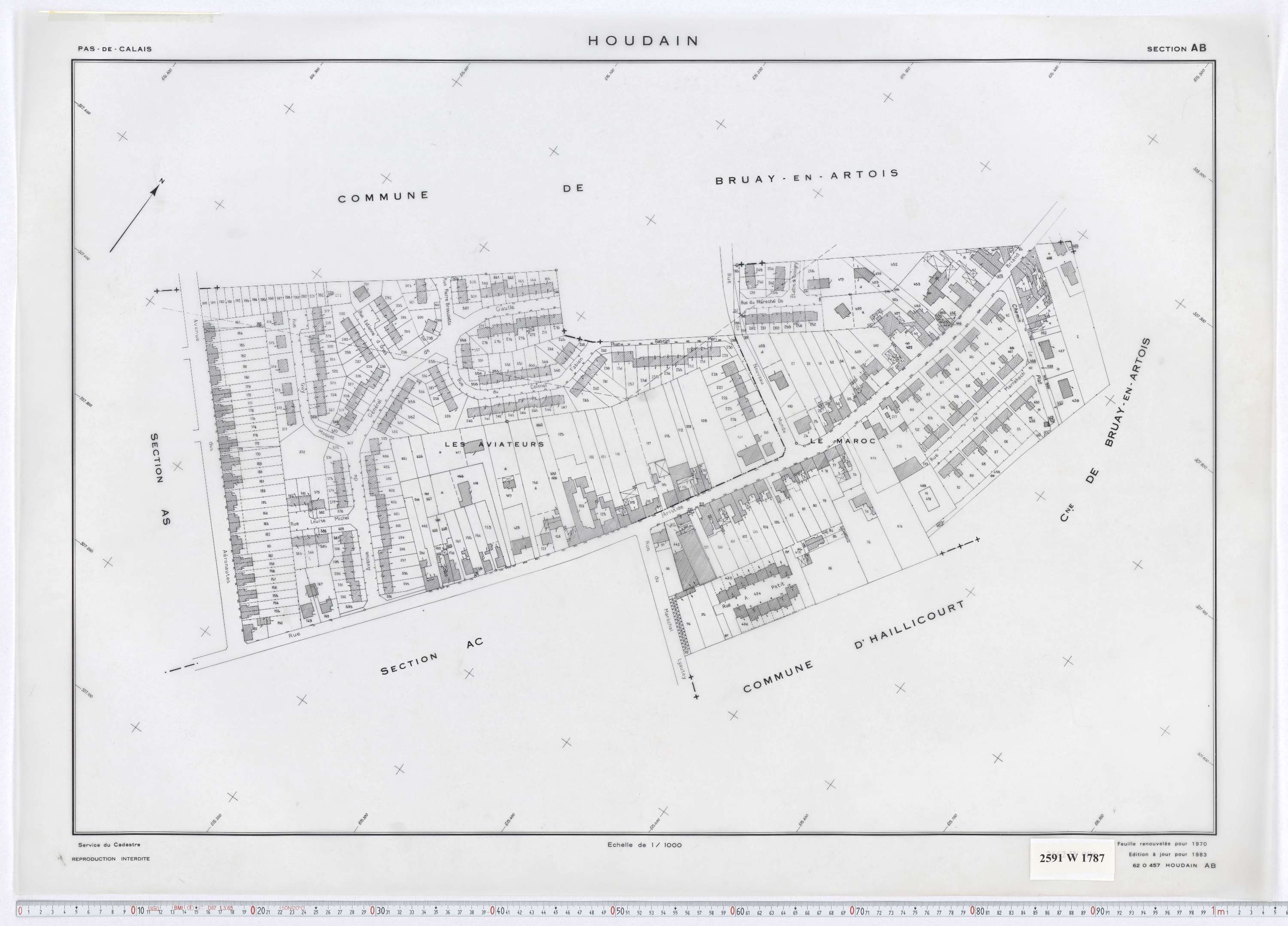 Houdain - Section AB.