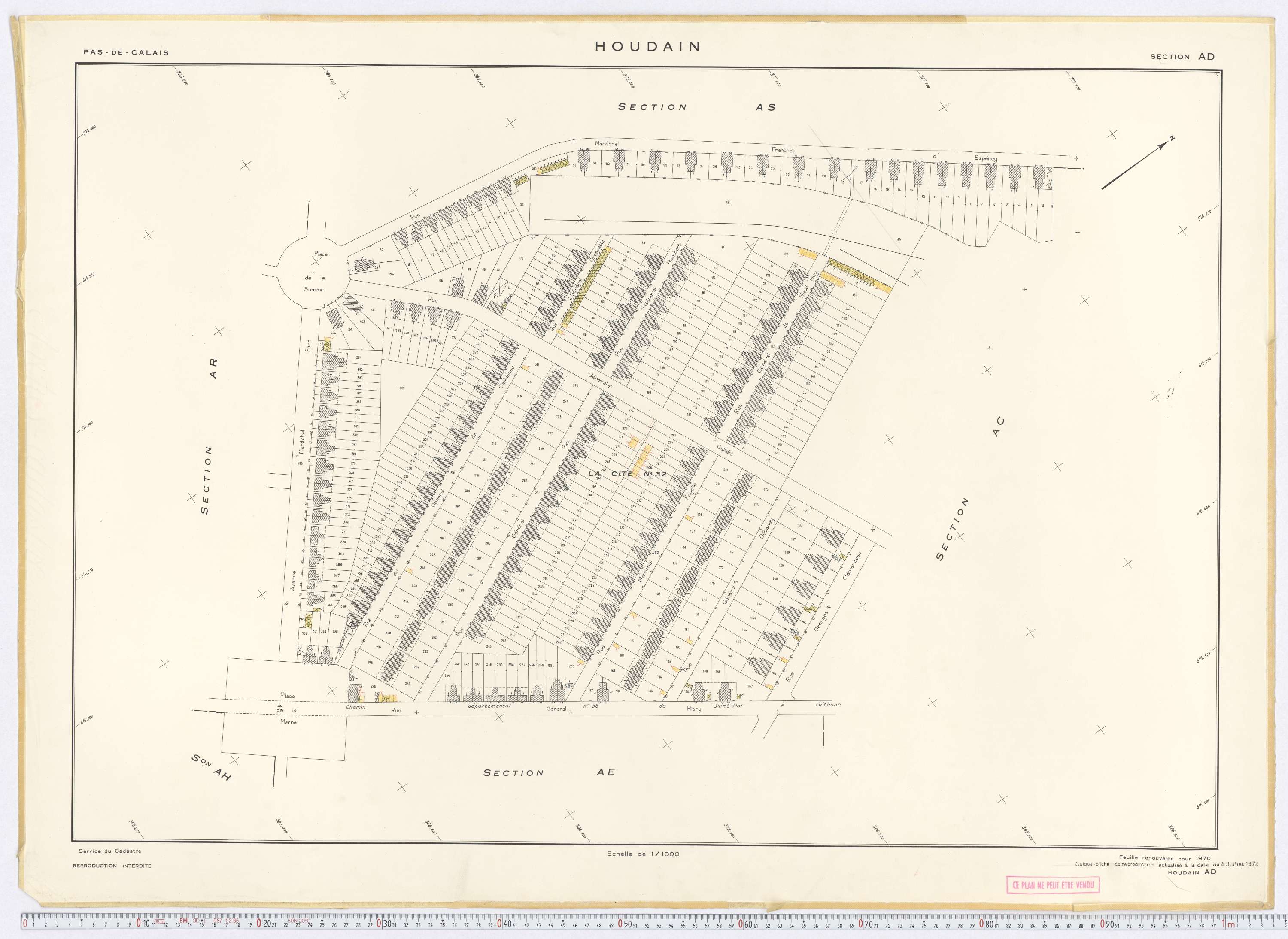 Houdain - Section AD.