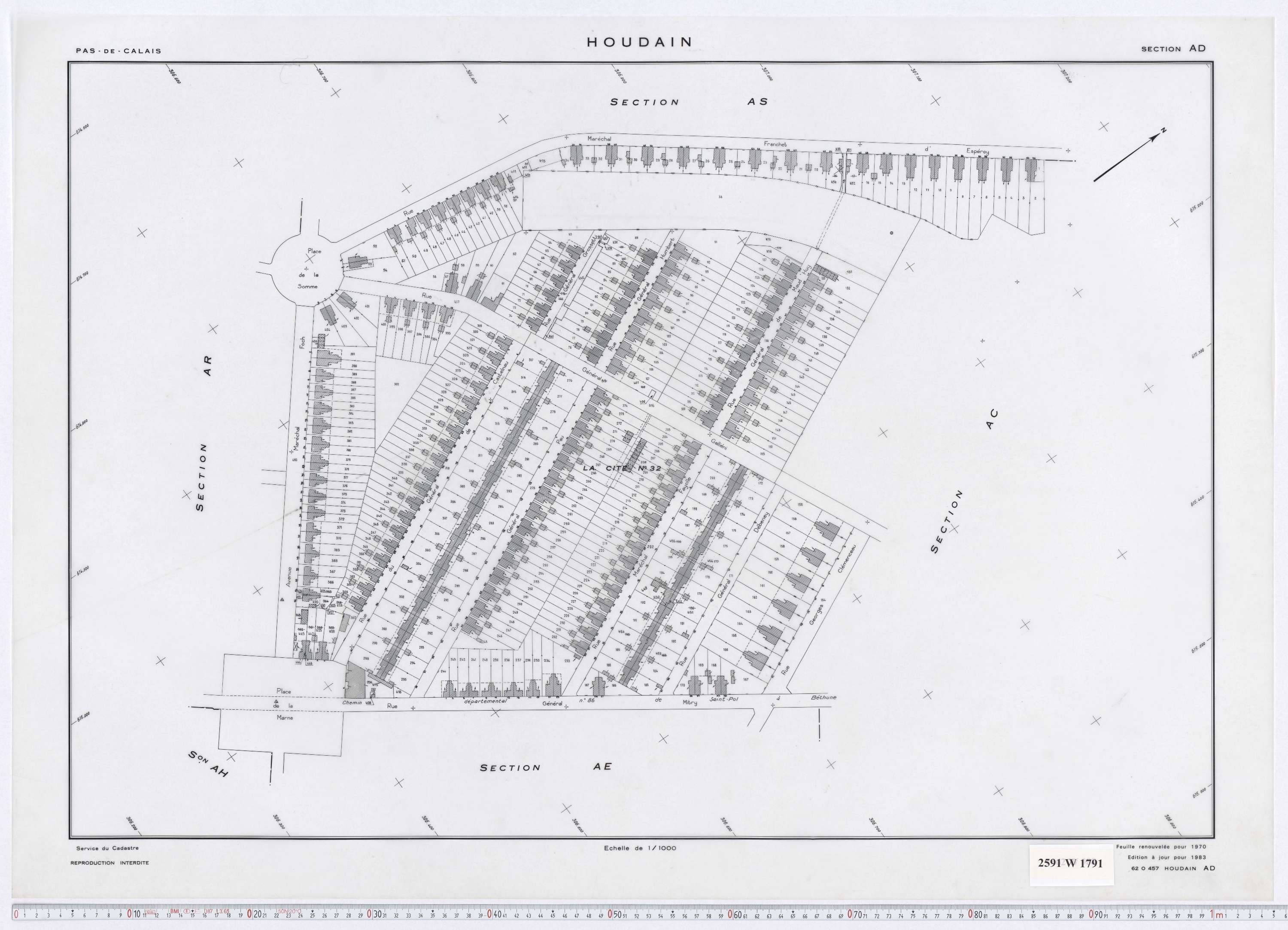 Houdain - Section AD.