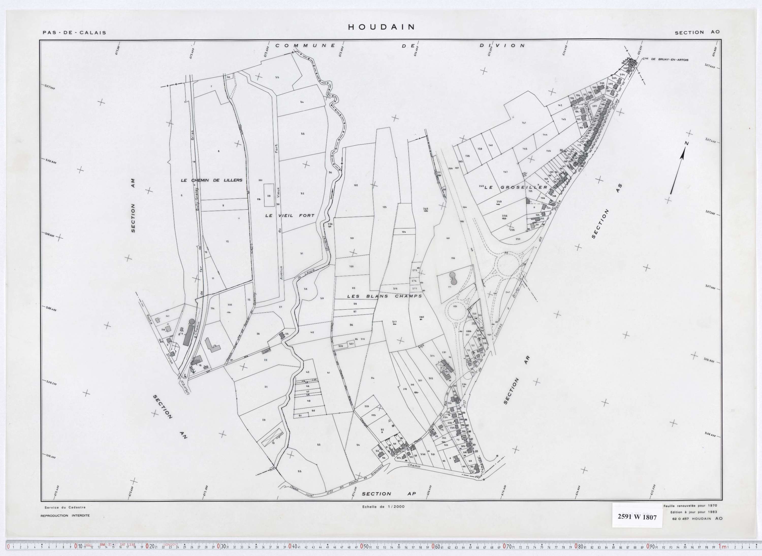 Houdain - Section AO.