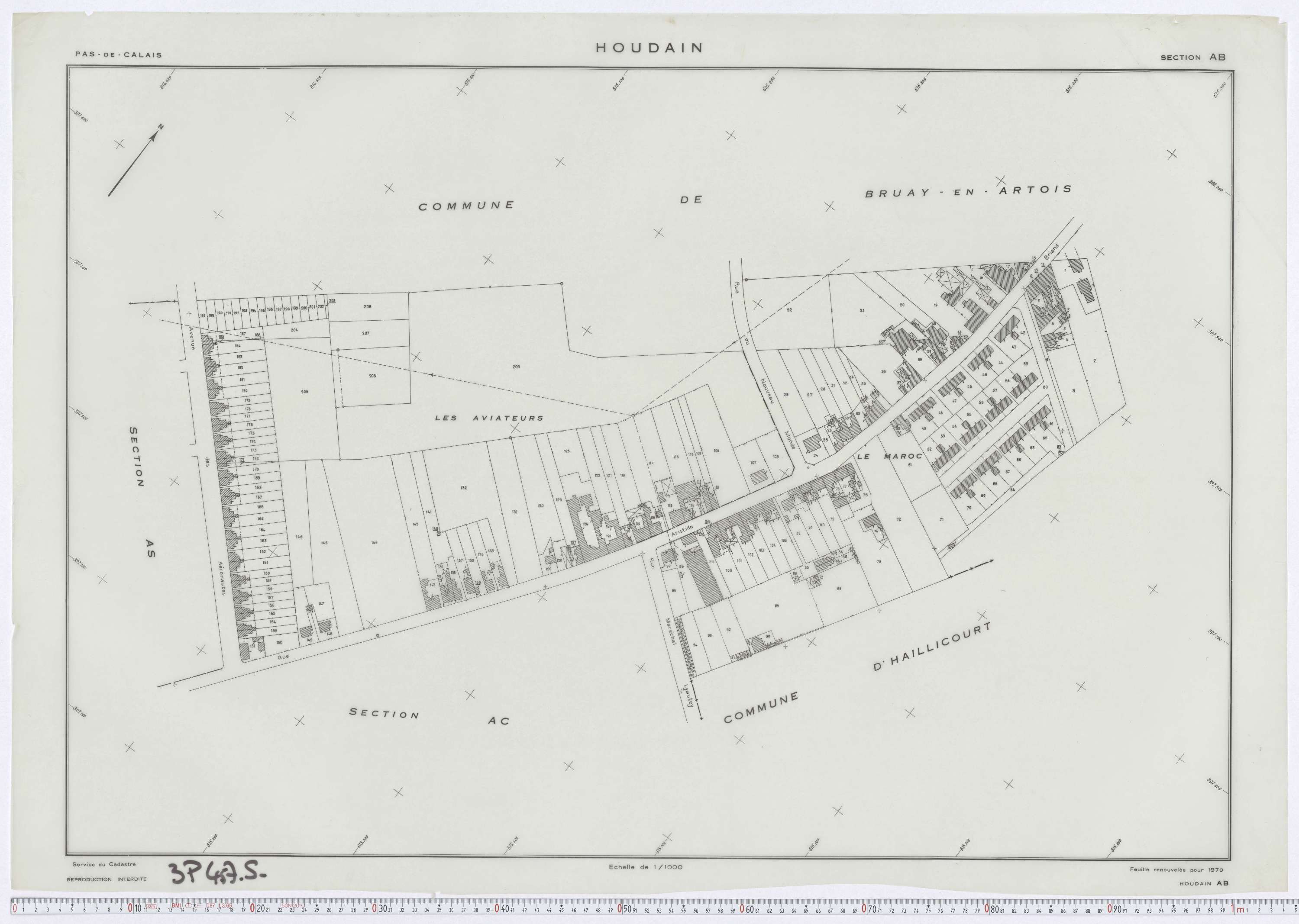 Houdain - Section AB.