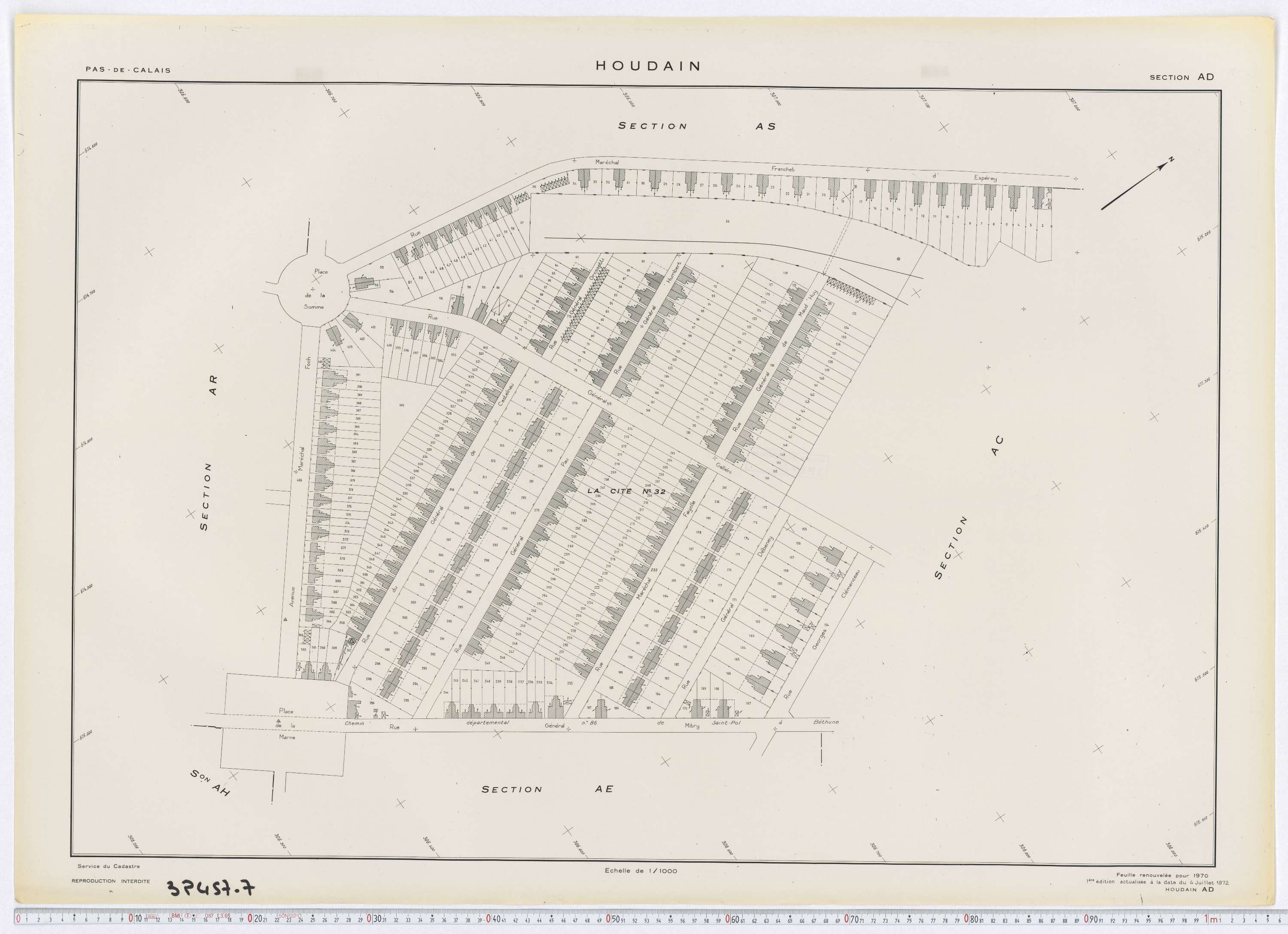 Houdain - Section AD.