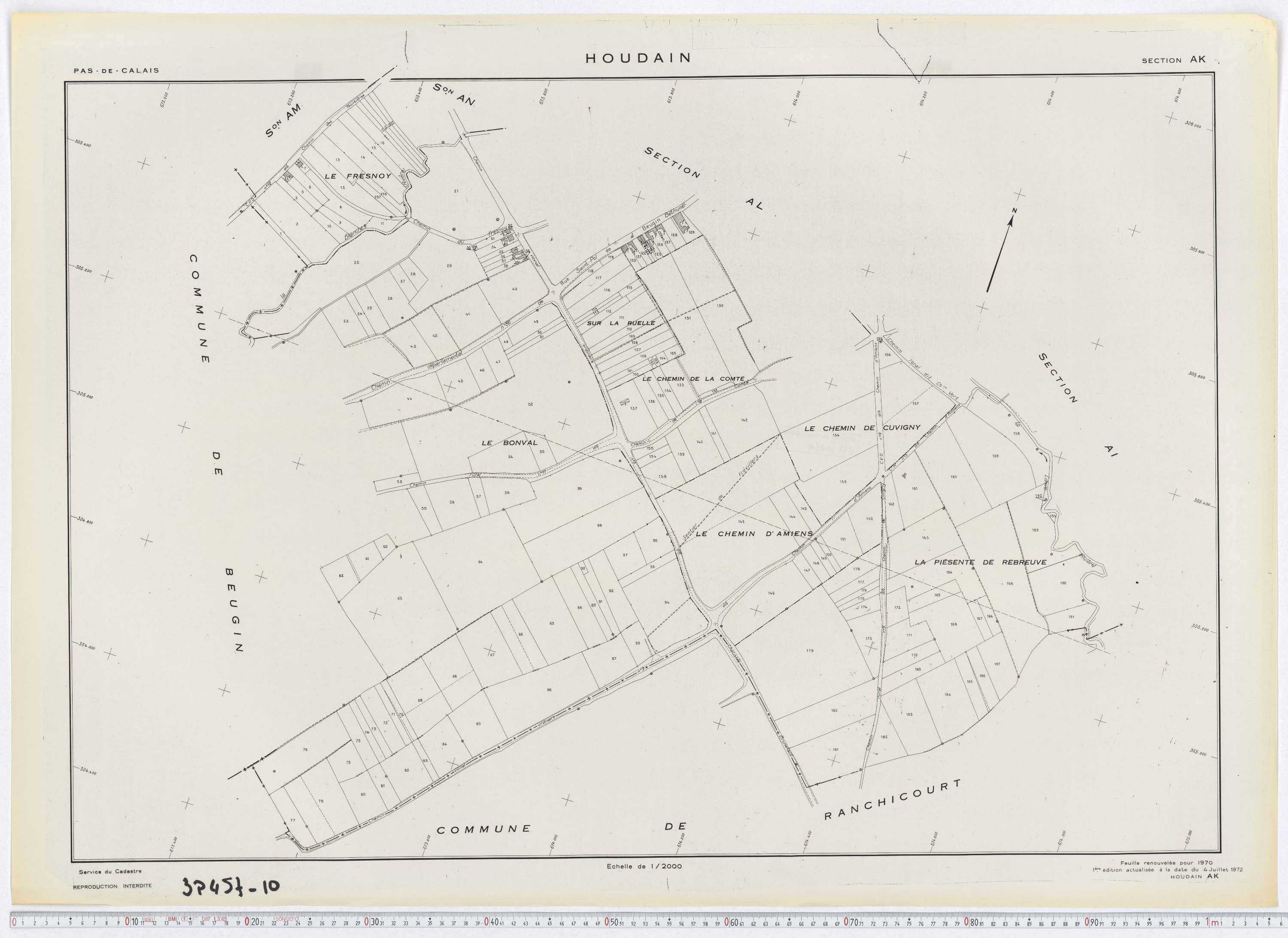 Houdain - Section AK.