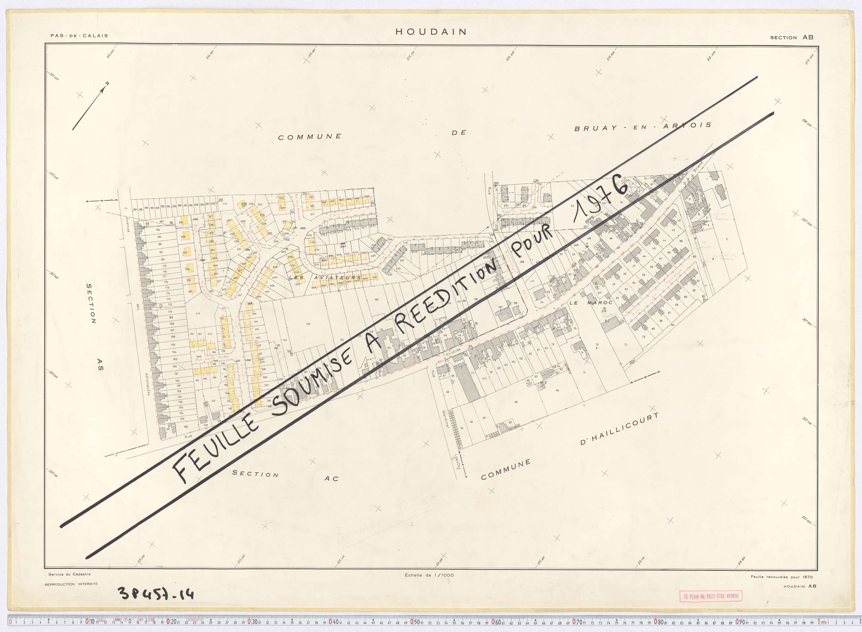 Houdain - Section AB.