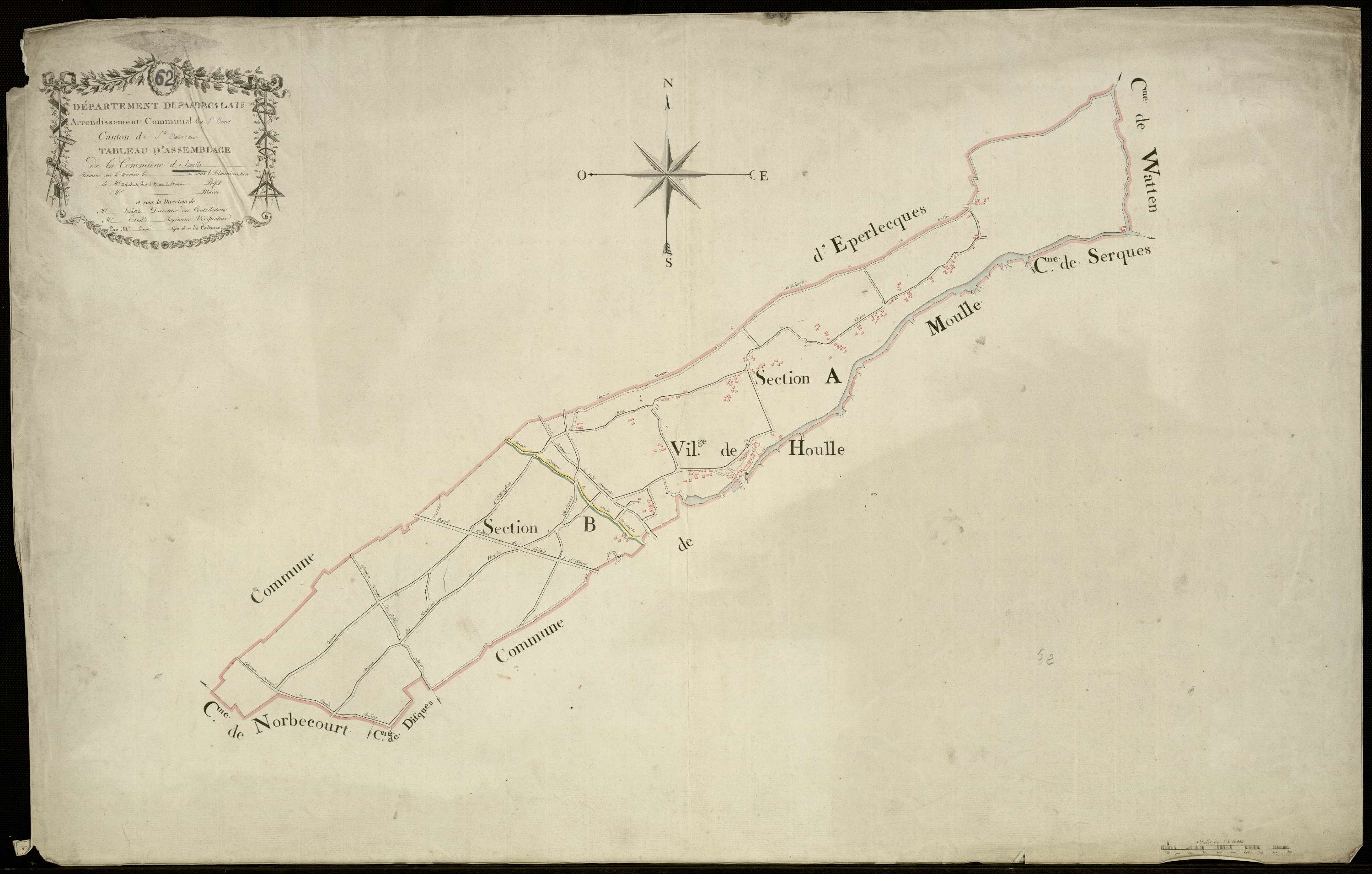 Houlle - Tableau d'assemblage