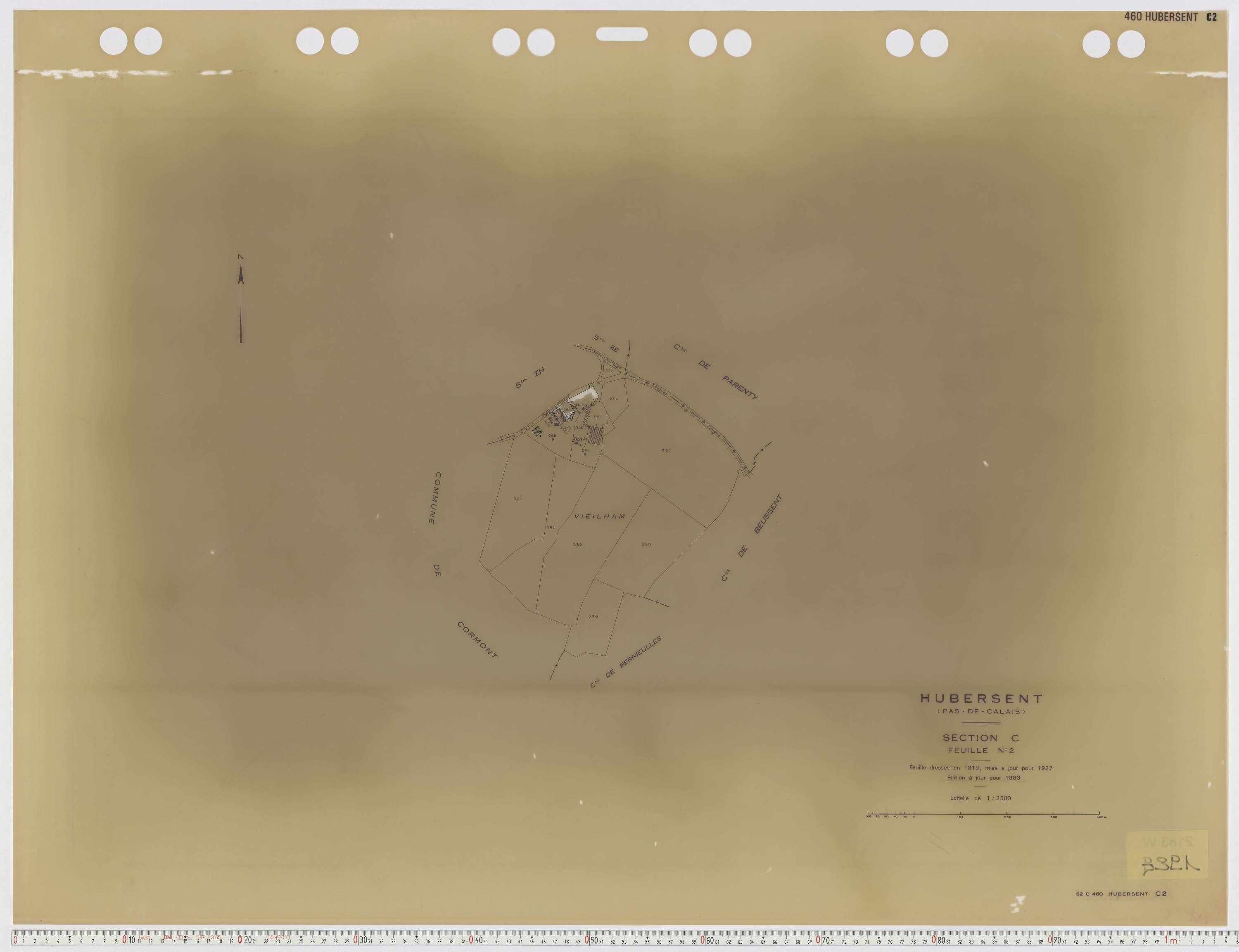 Hubersent - Section C, feuille 2.