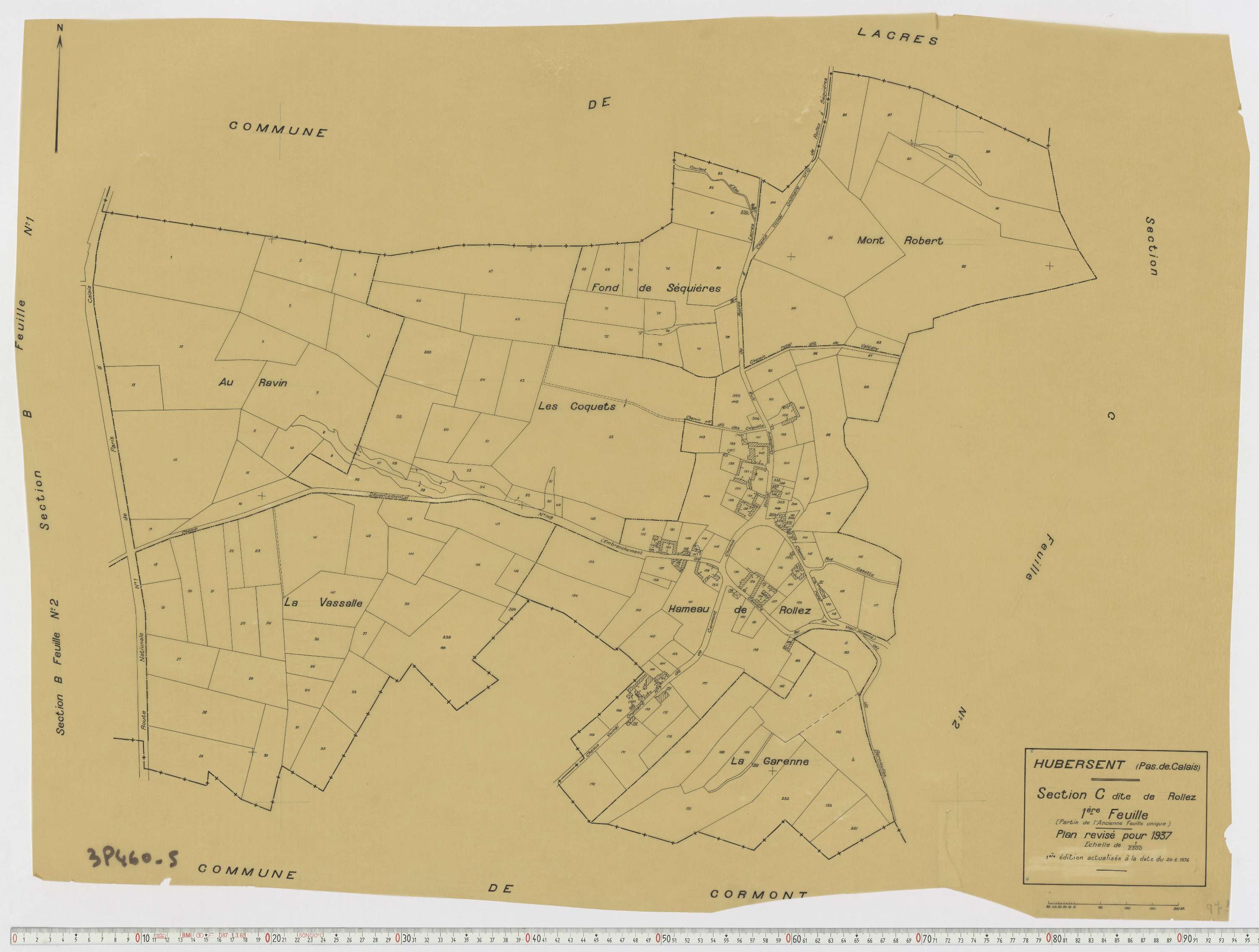 Hubersent - Section C, feuille 1.