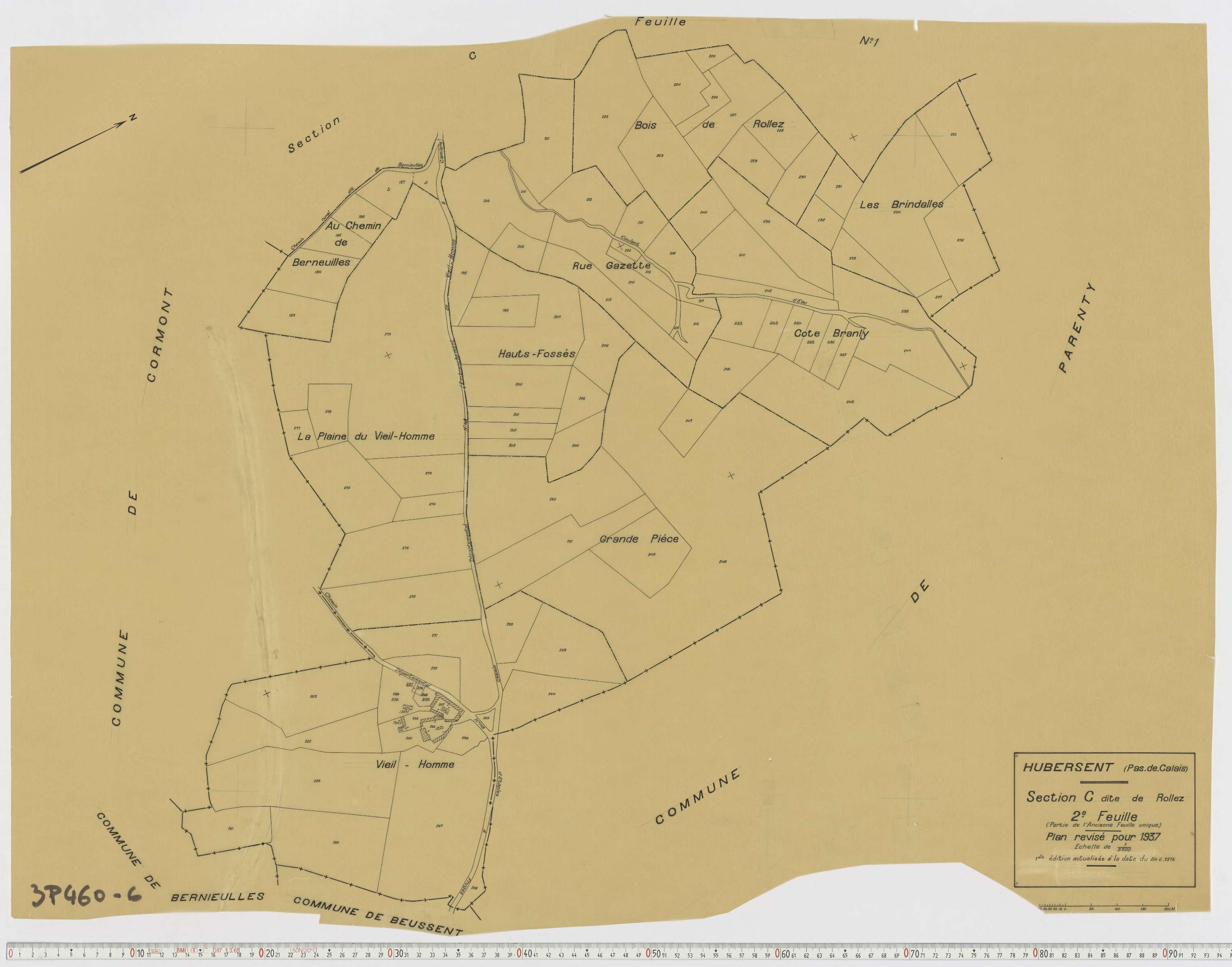 Hubersent - Section C, feuille 2.