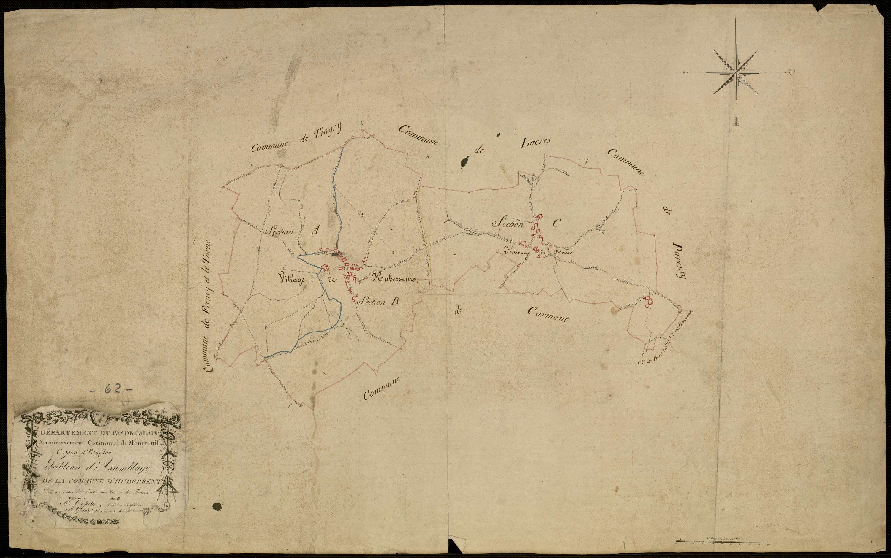 Hubersent - Tableau d'assemblage