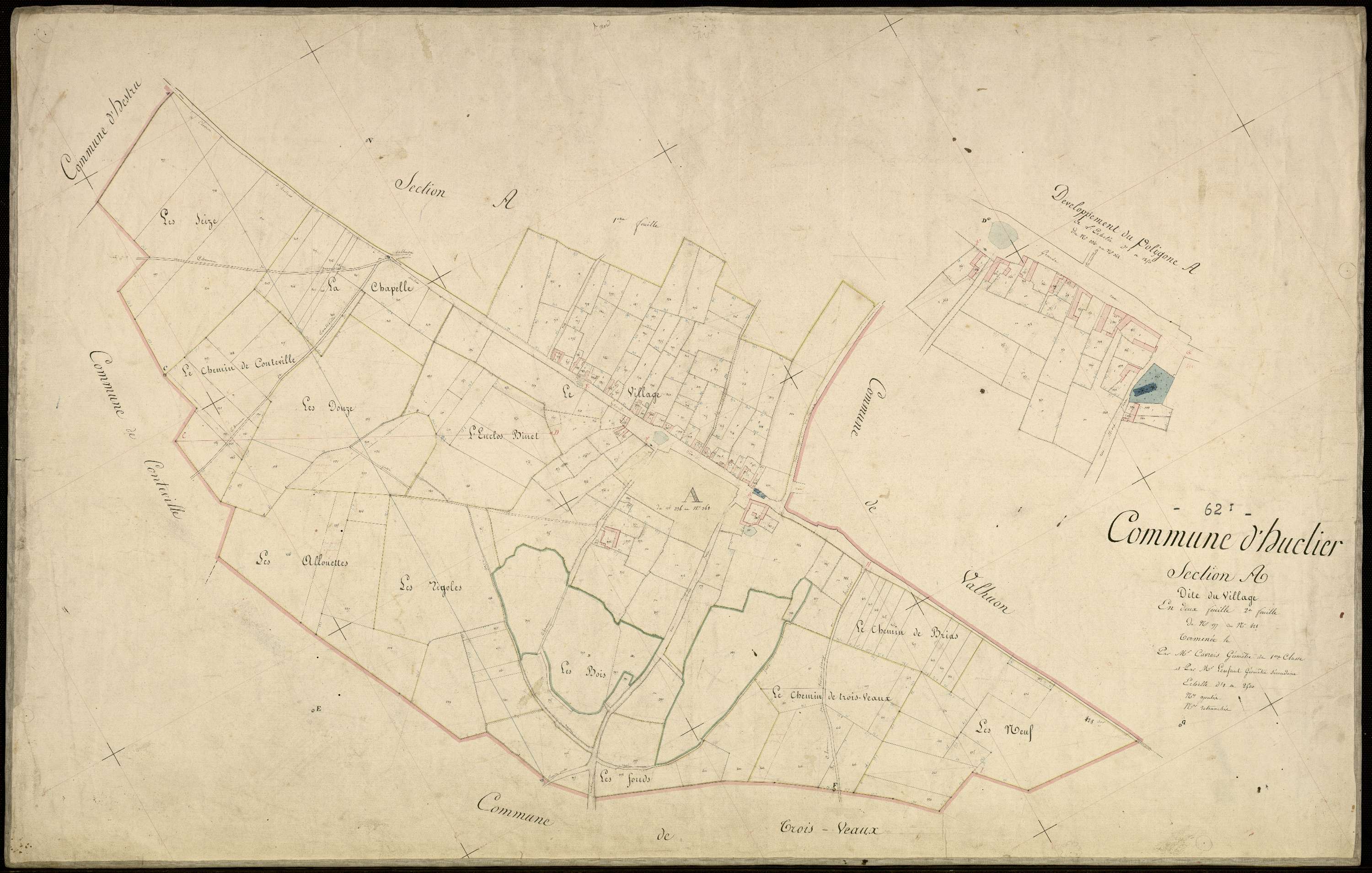 Huclier - Section A, 2e feuille