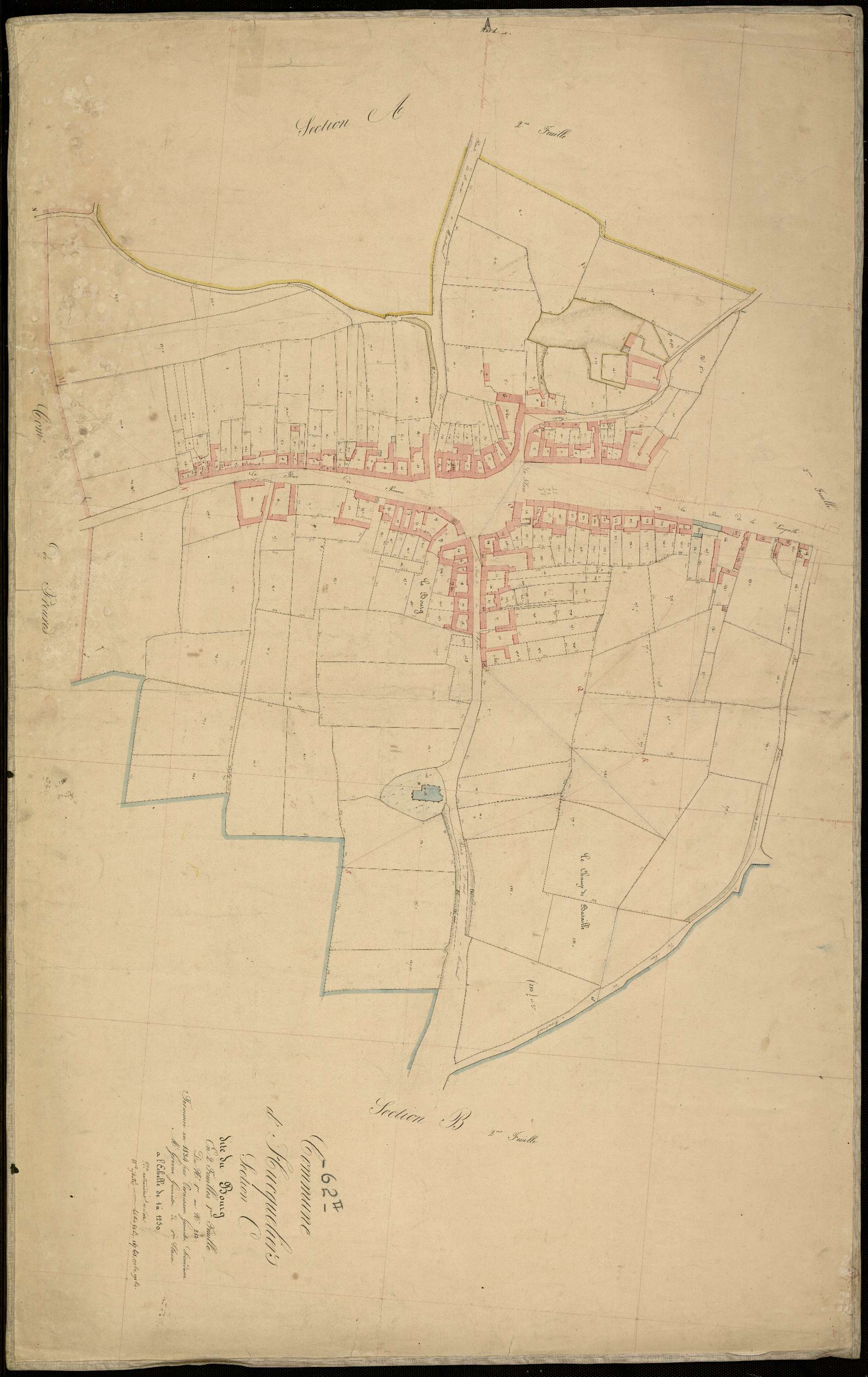 Hucqueliers - Section C, 1re feuille