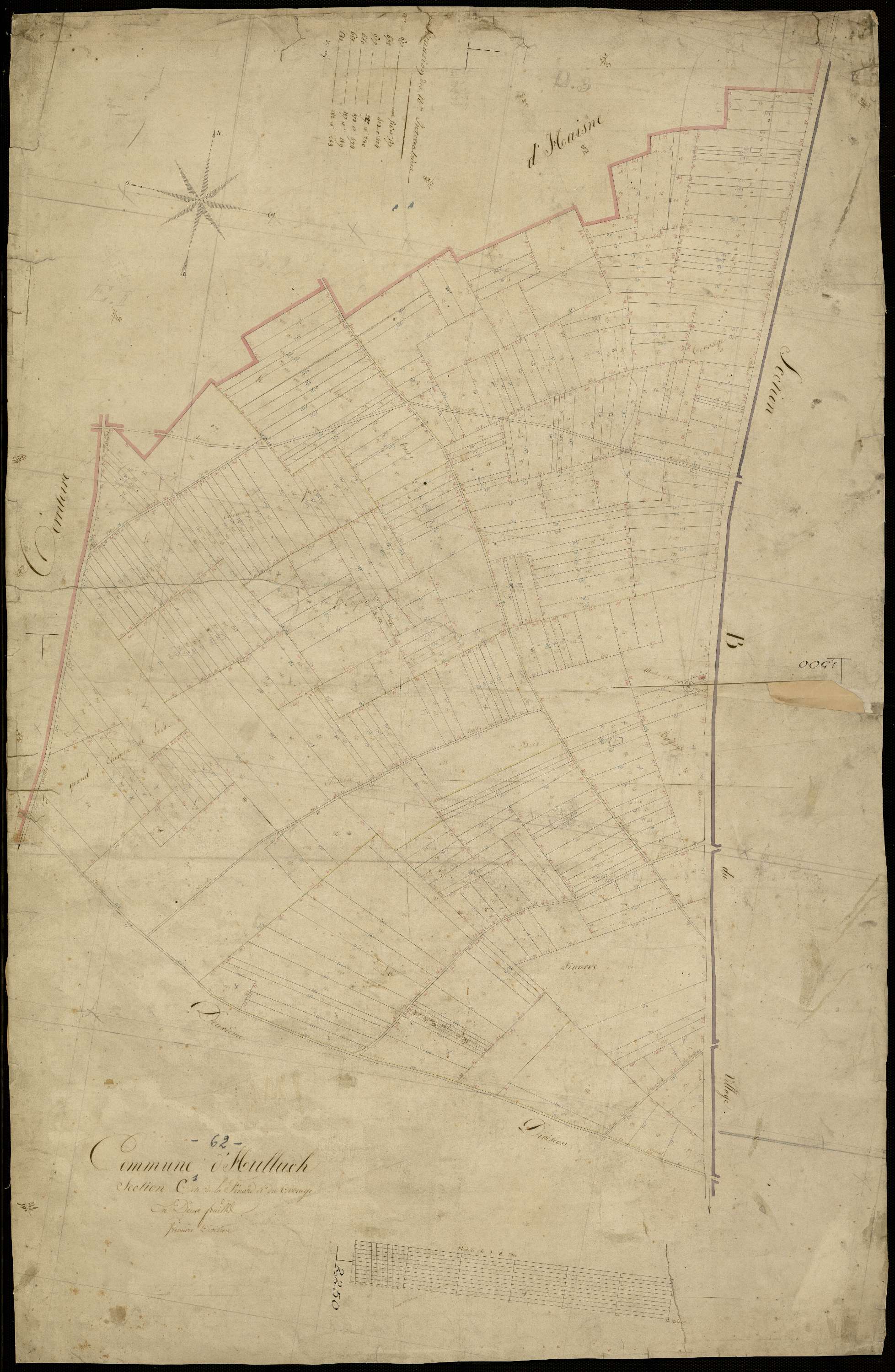 Hulluch - Section C, 1re feuille