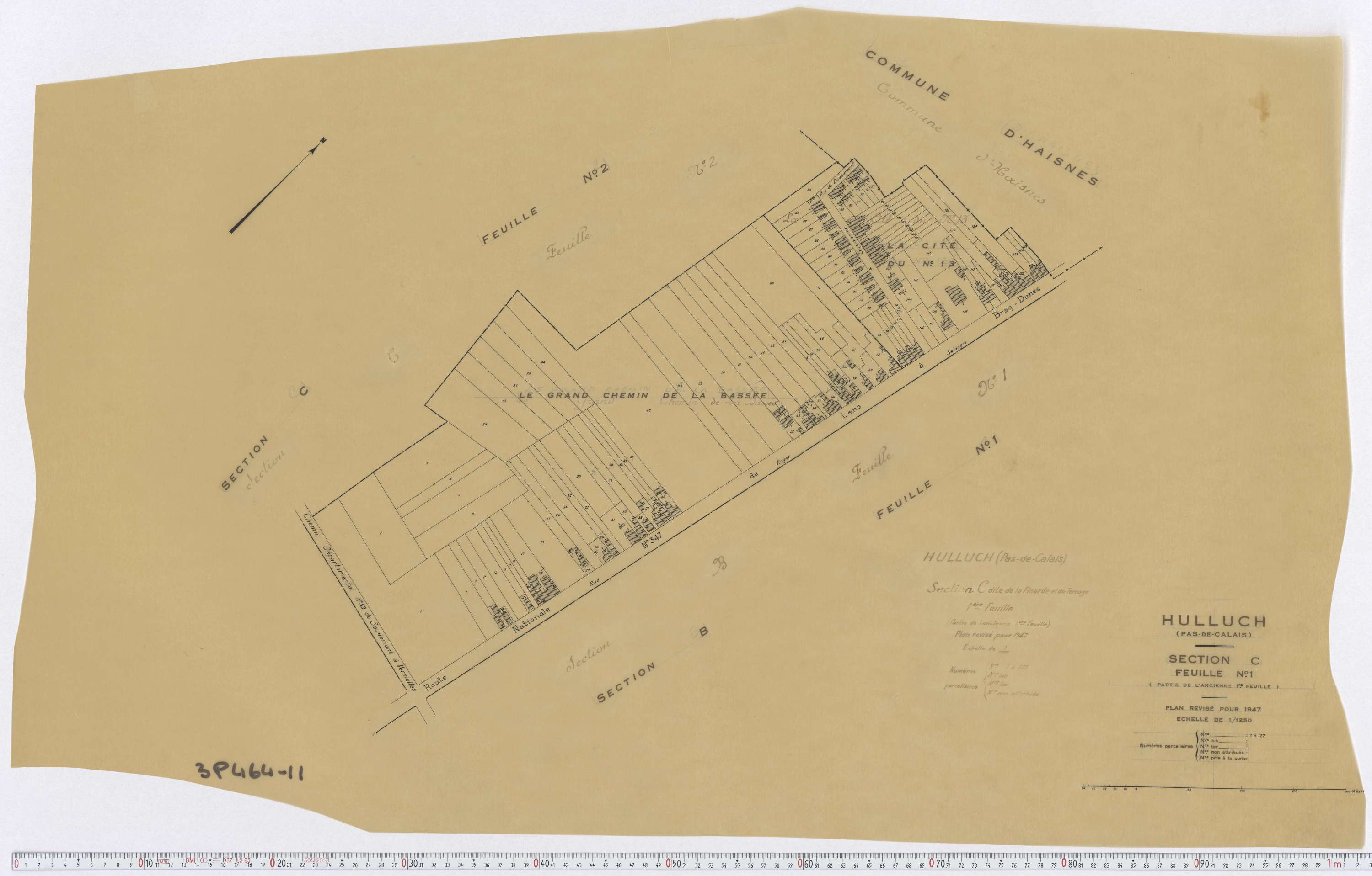 Hulluch - Section C, feuille 1.