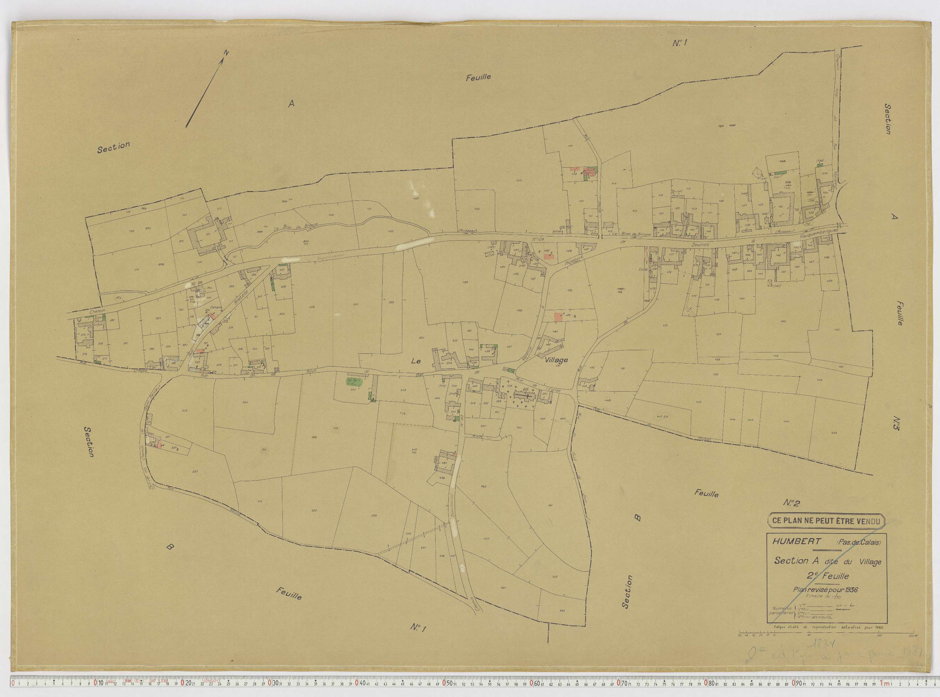 Humbert - Section A, feuille 2.