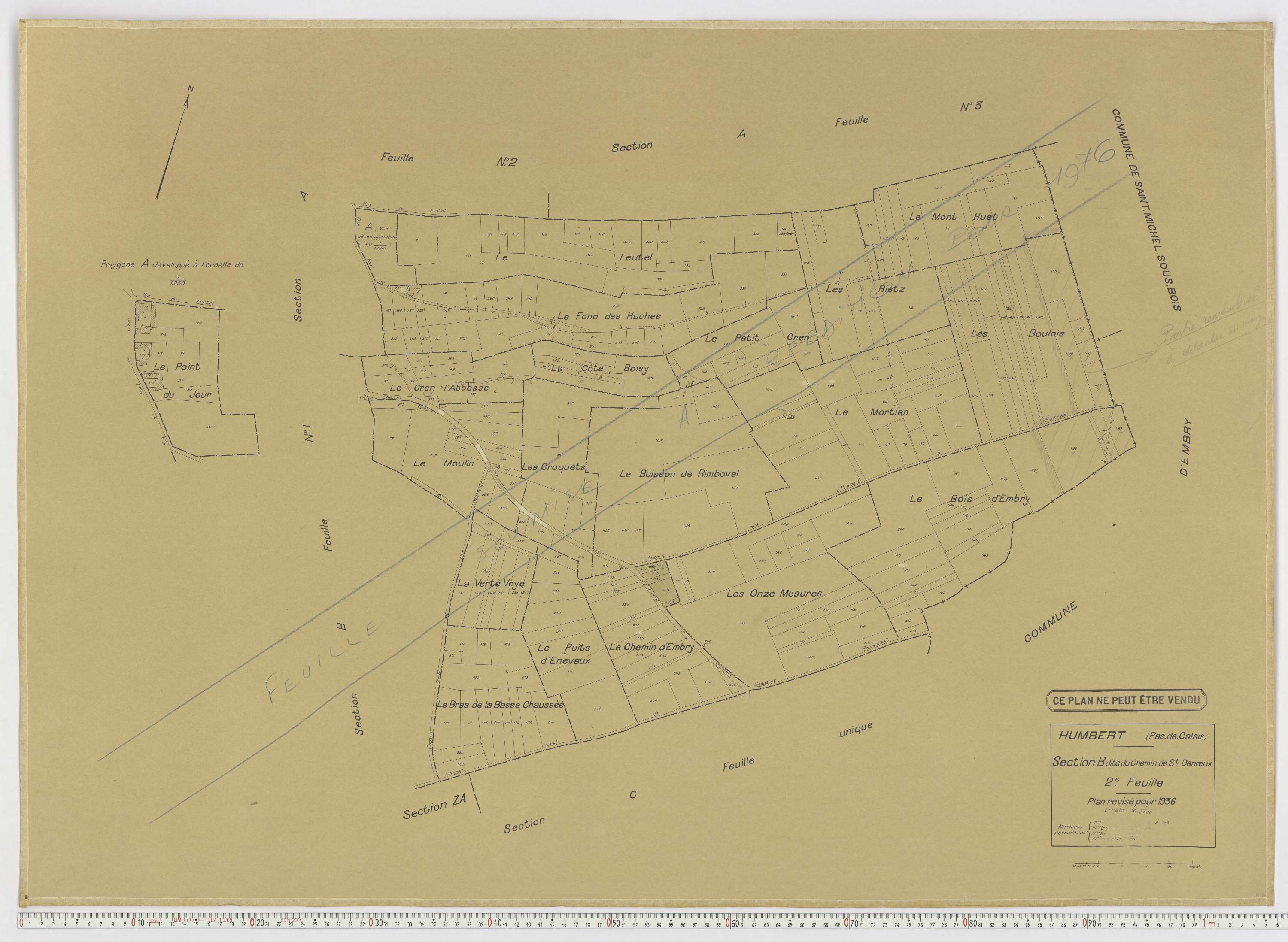 Humbert - Section B, feuille 2.