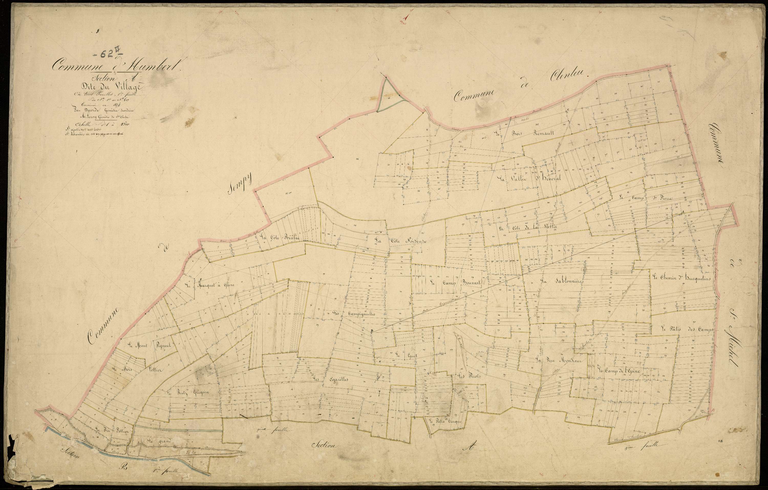 Humbert - Section A, 1re feuille