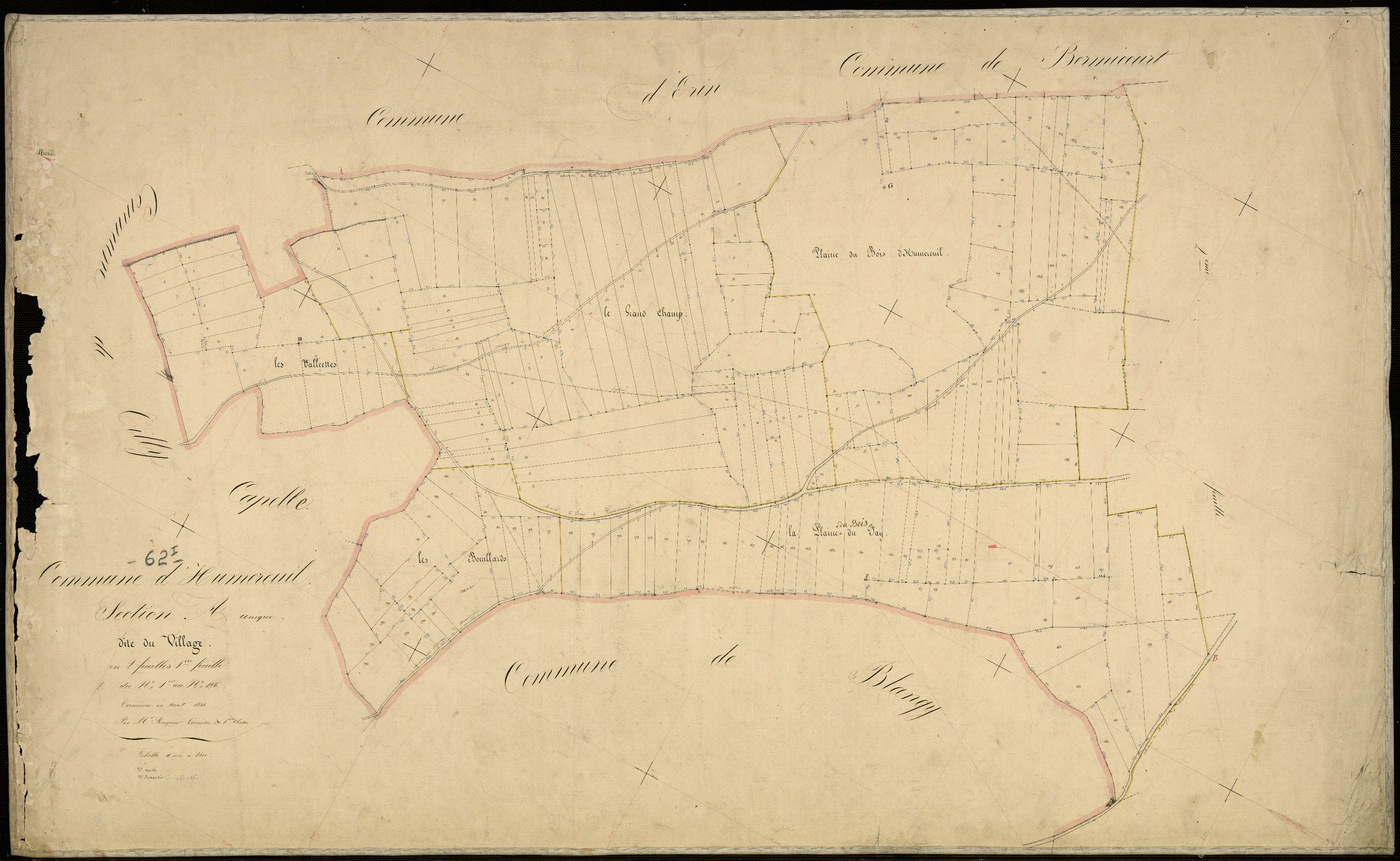 Humerœuille - Section A, 1re feuille