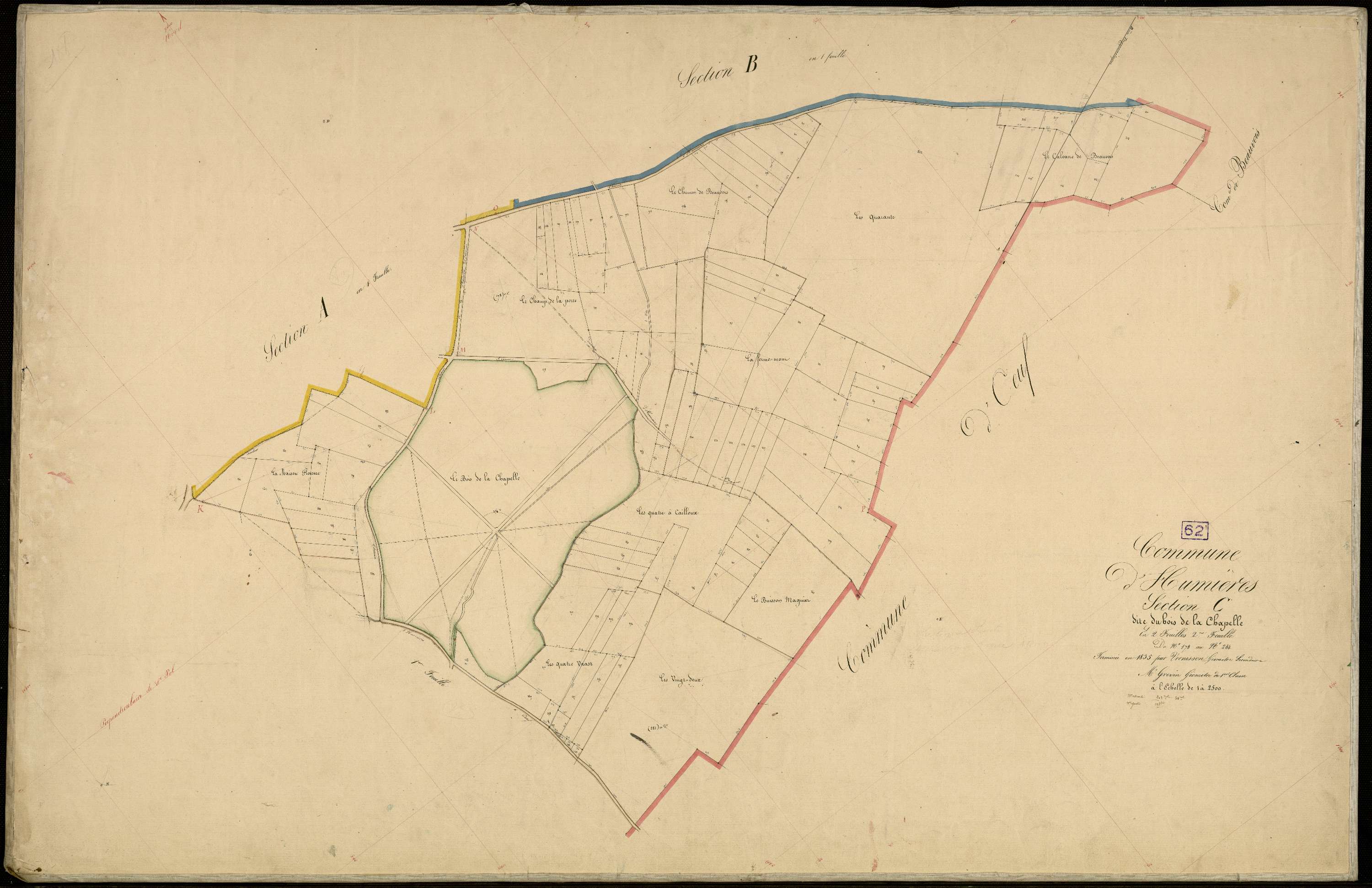 Humières - Section C, 2e feuille