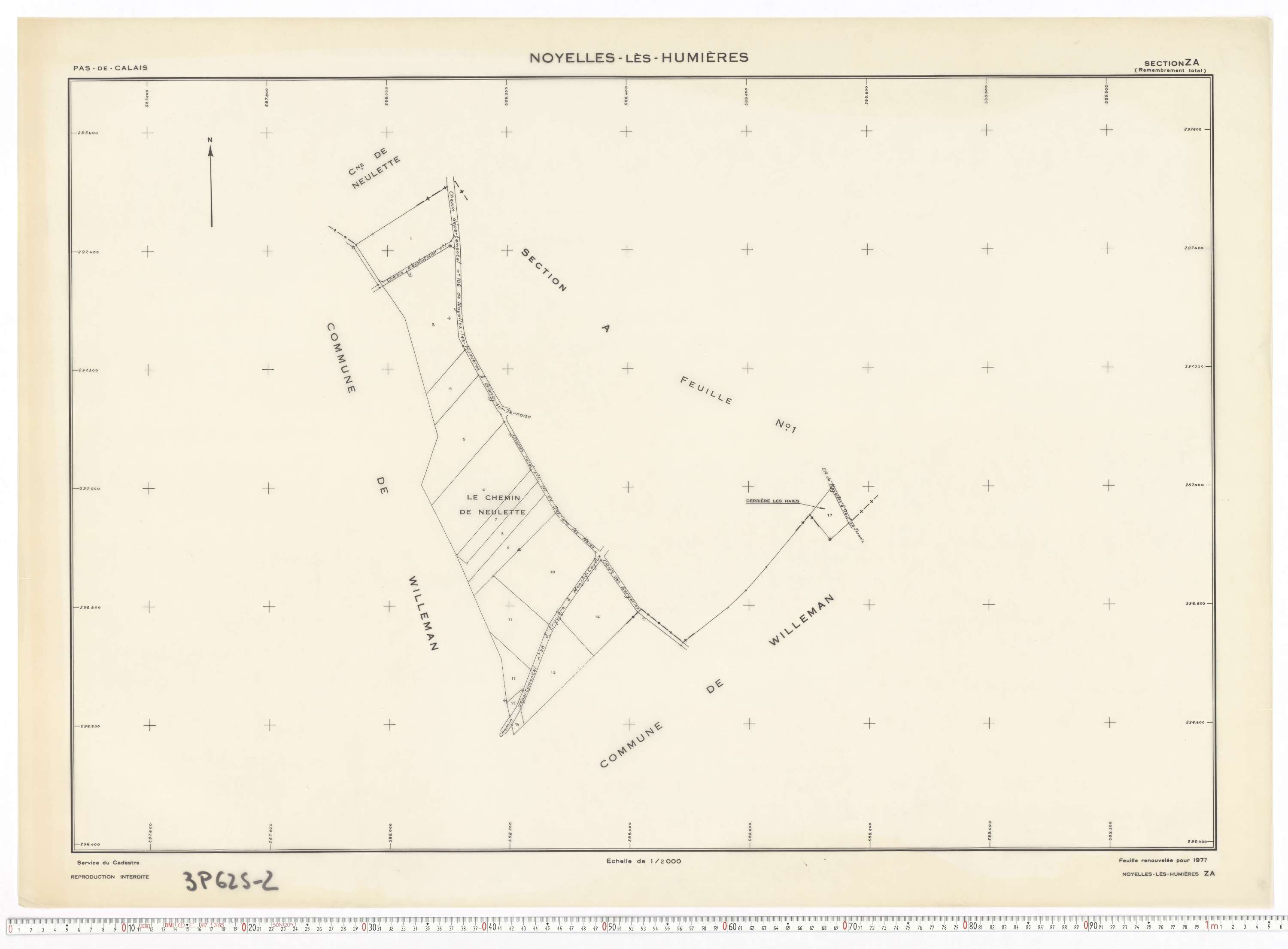 Humières - Section ZA.