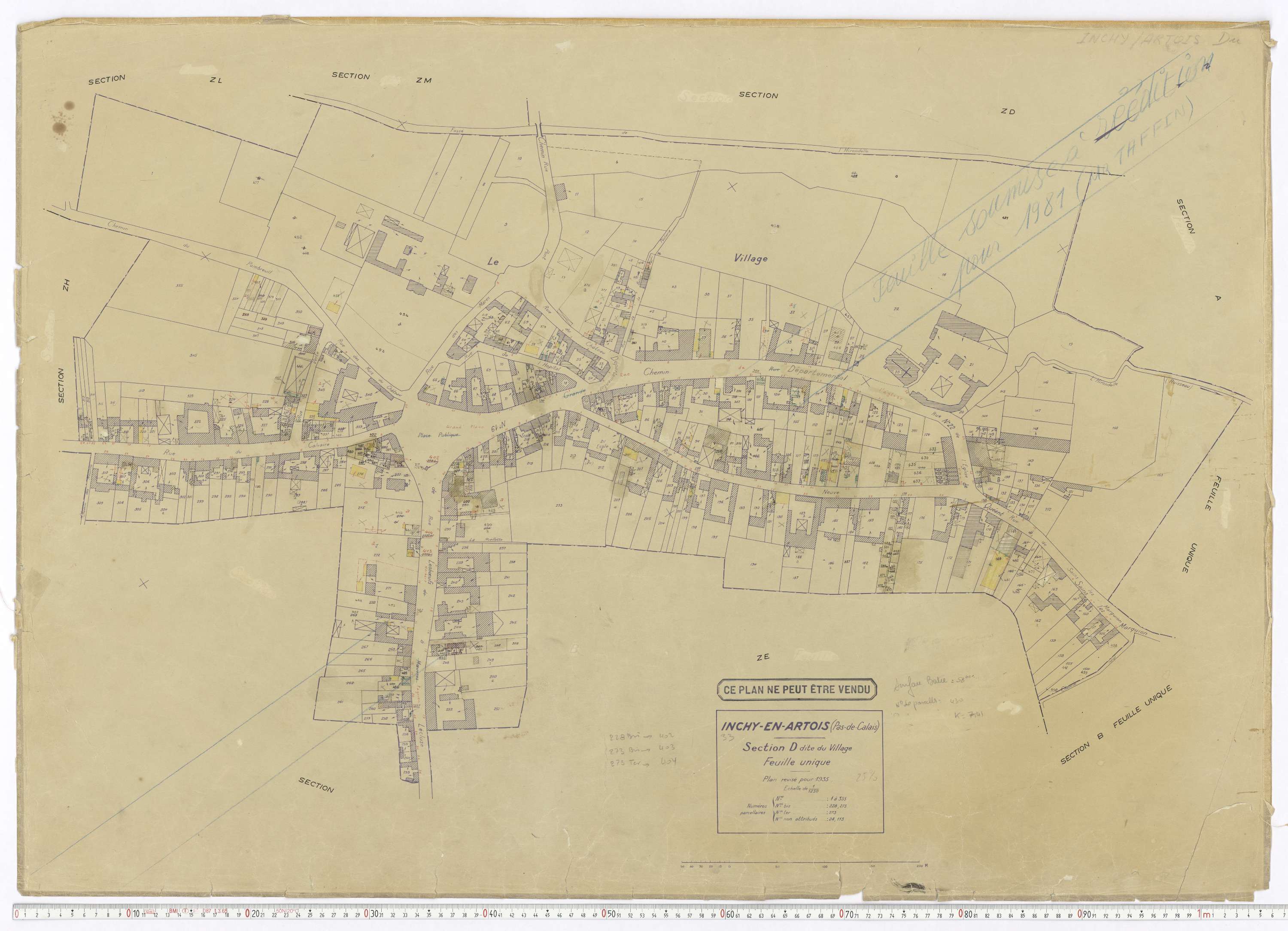 Inchy-en-Artois - Section D.