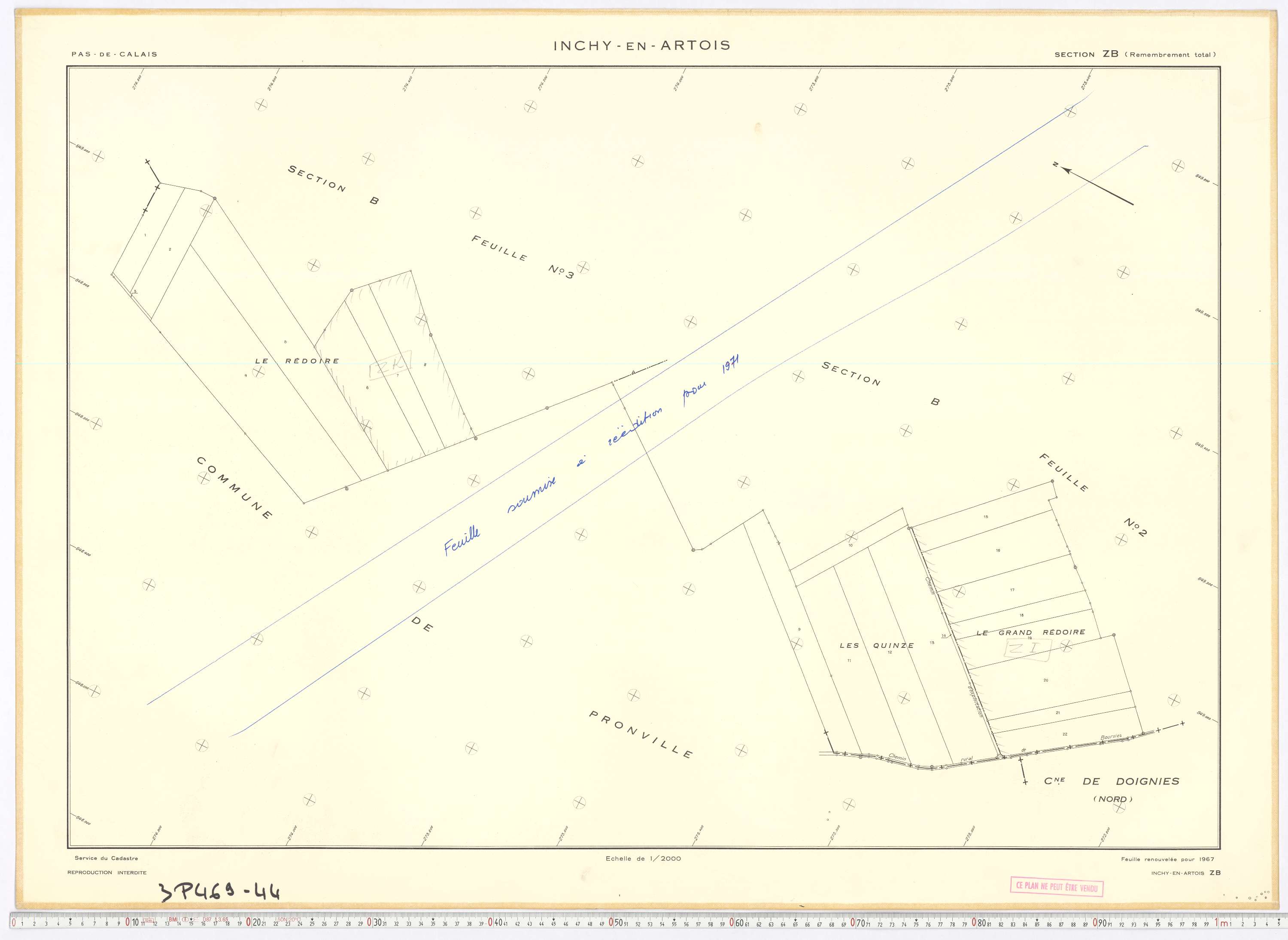 Inchy-en-Artois - Section ZB.