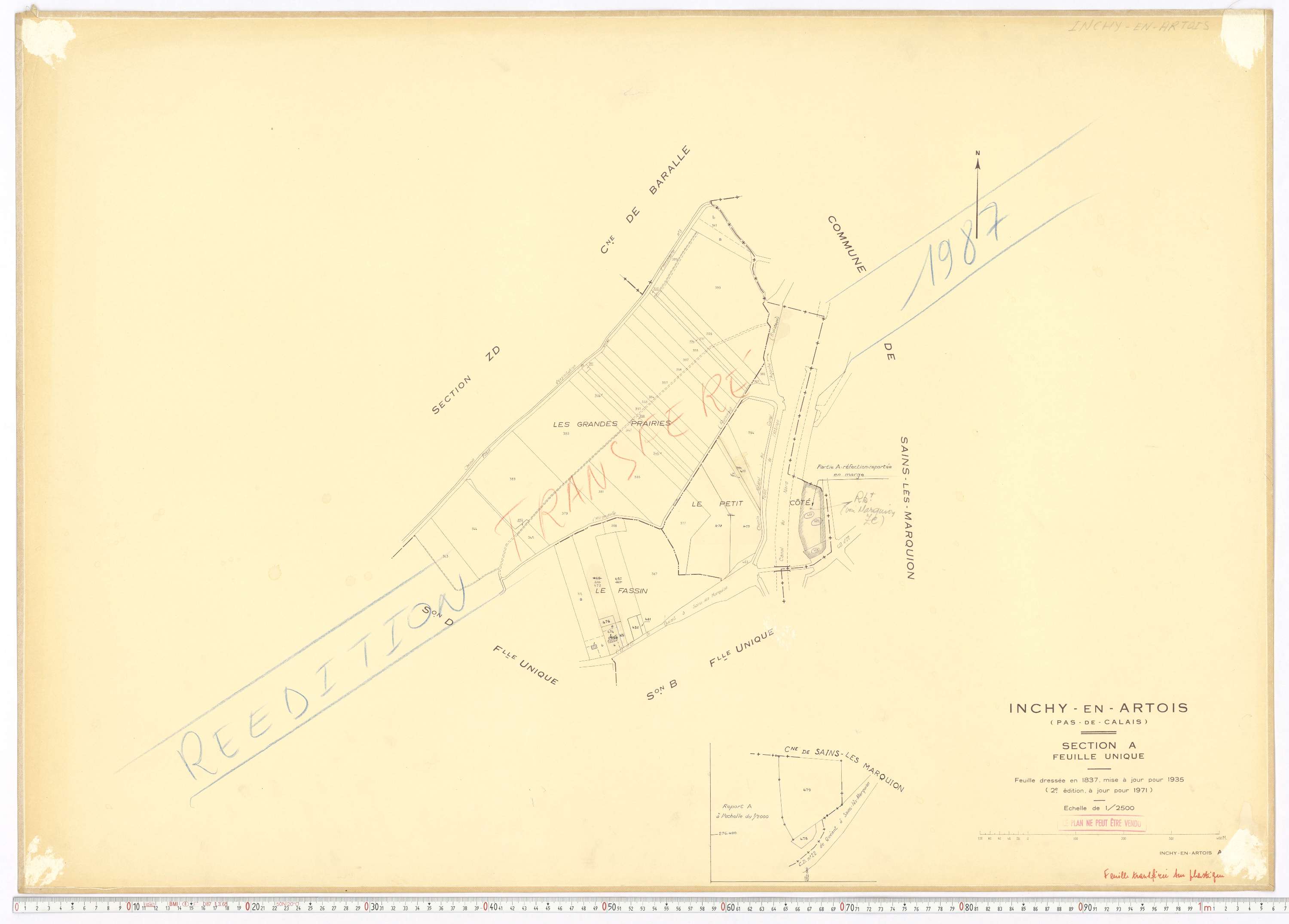 Inchy-en-Artois - Section A.