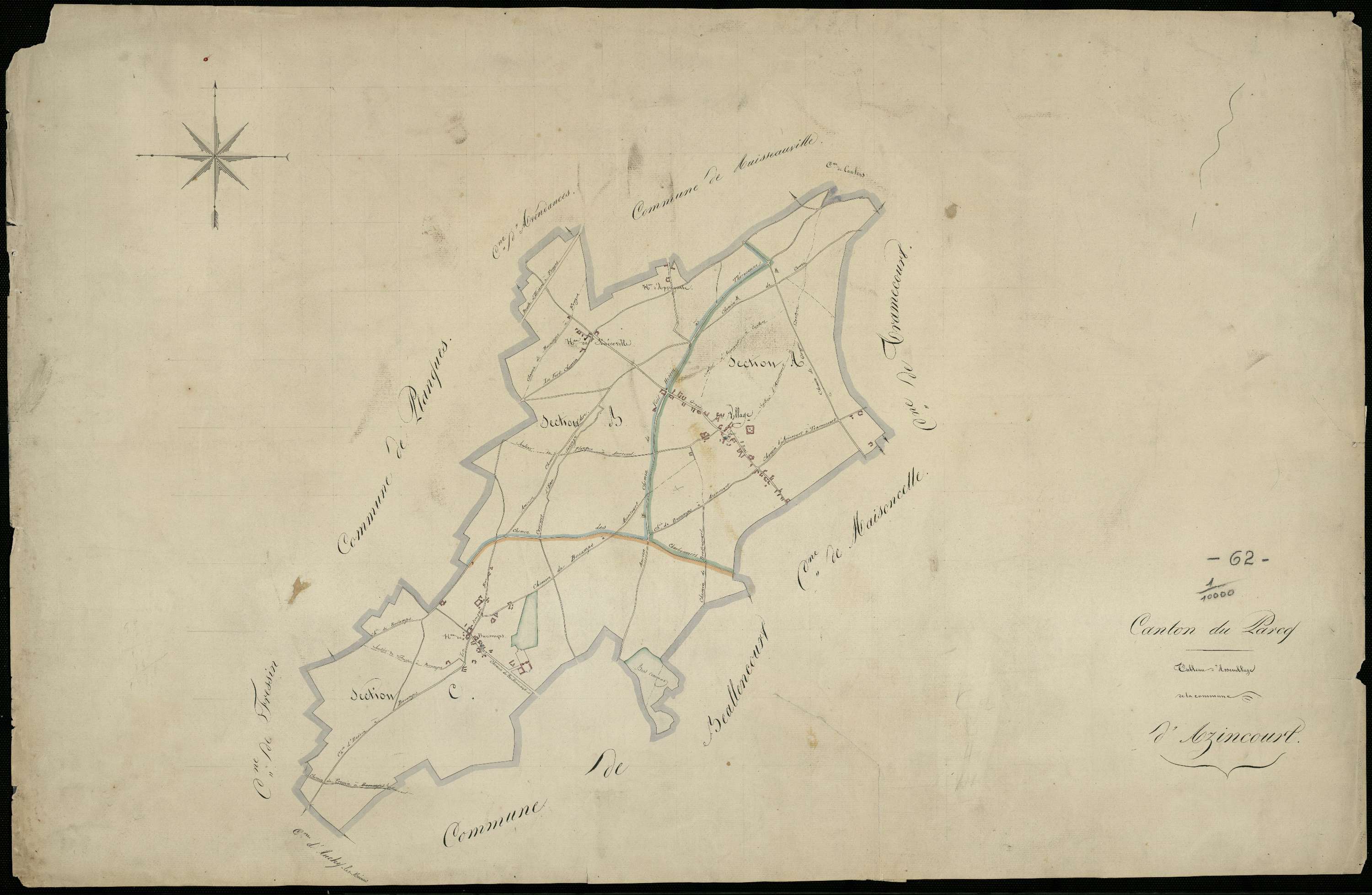 Incourt - Tableau d'assemblage