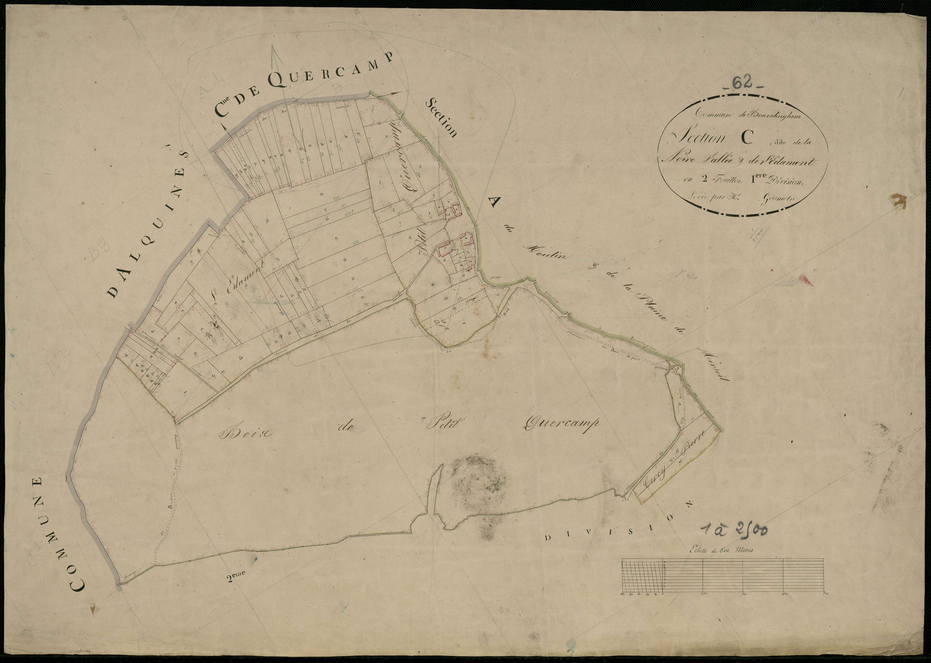 Inghem - Section C, 1re feuille