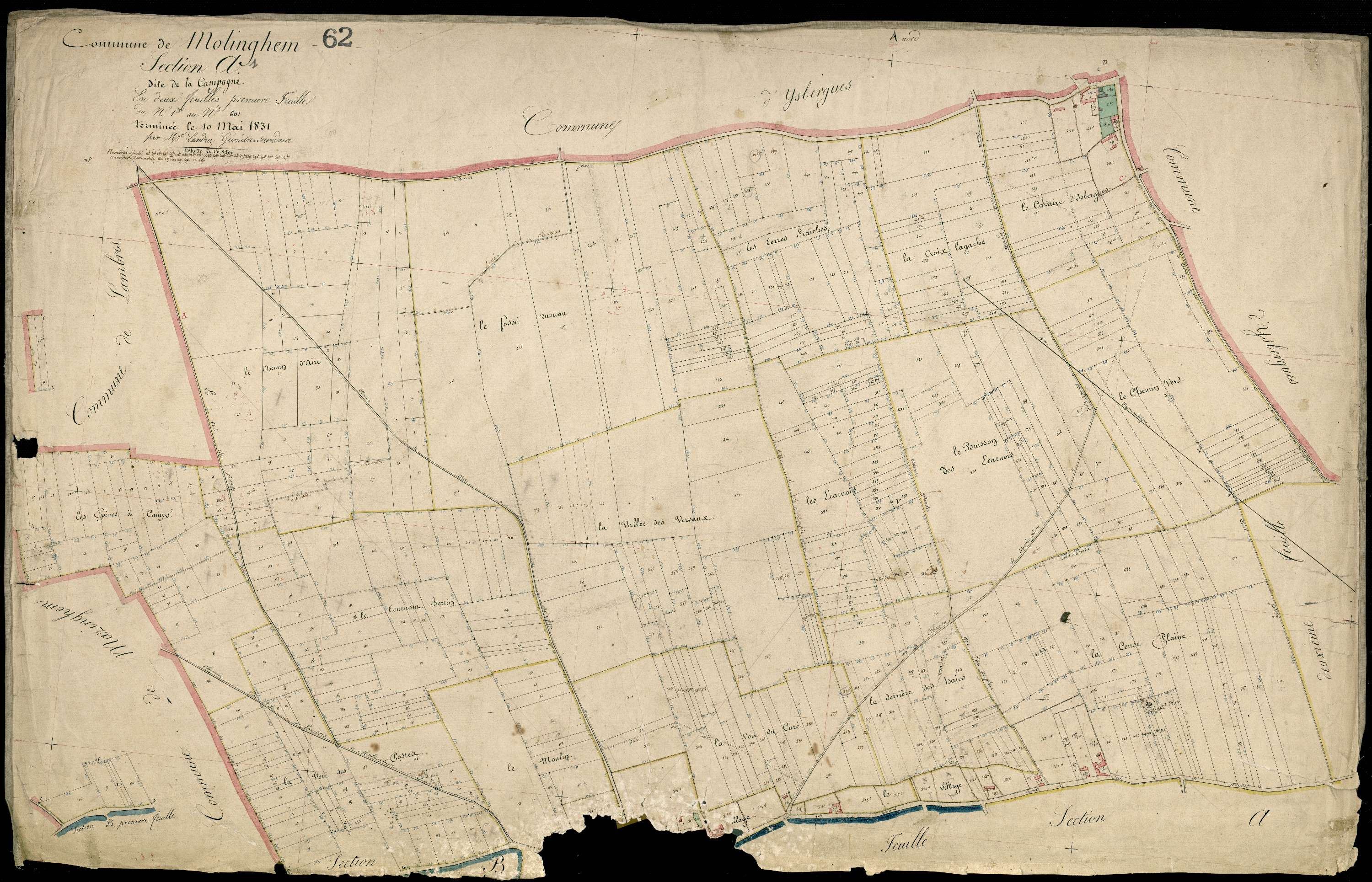 Inghem - Section A, 1re feuille