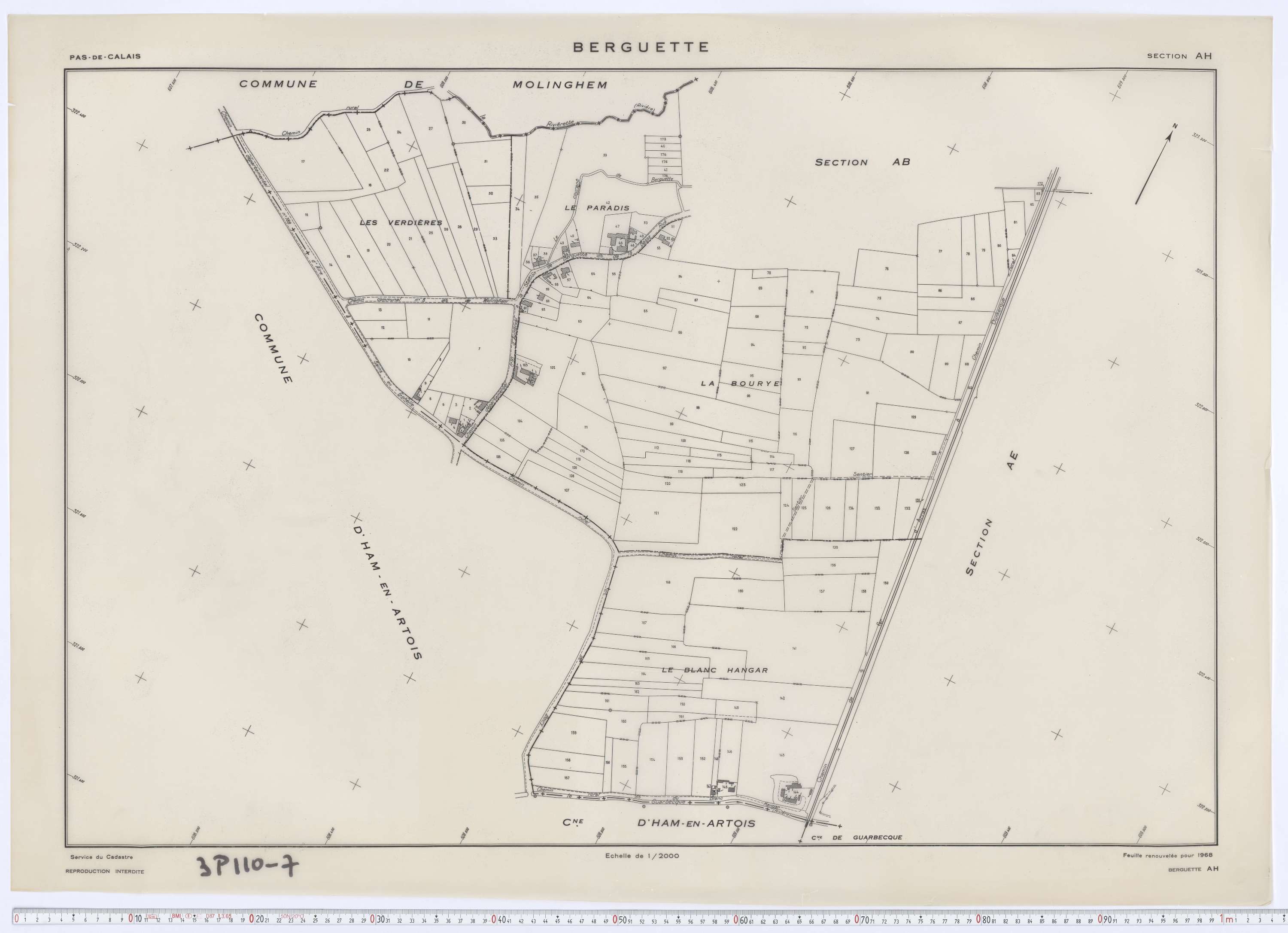 Isbergues - Section AH.