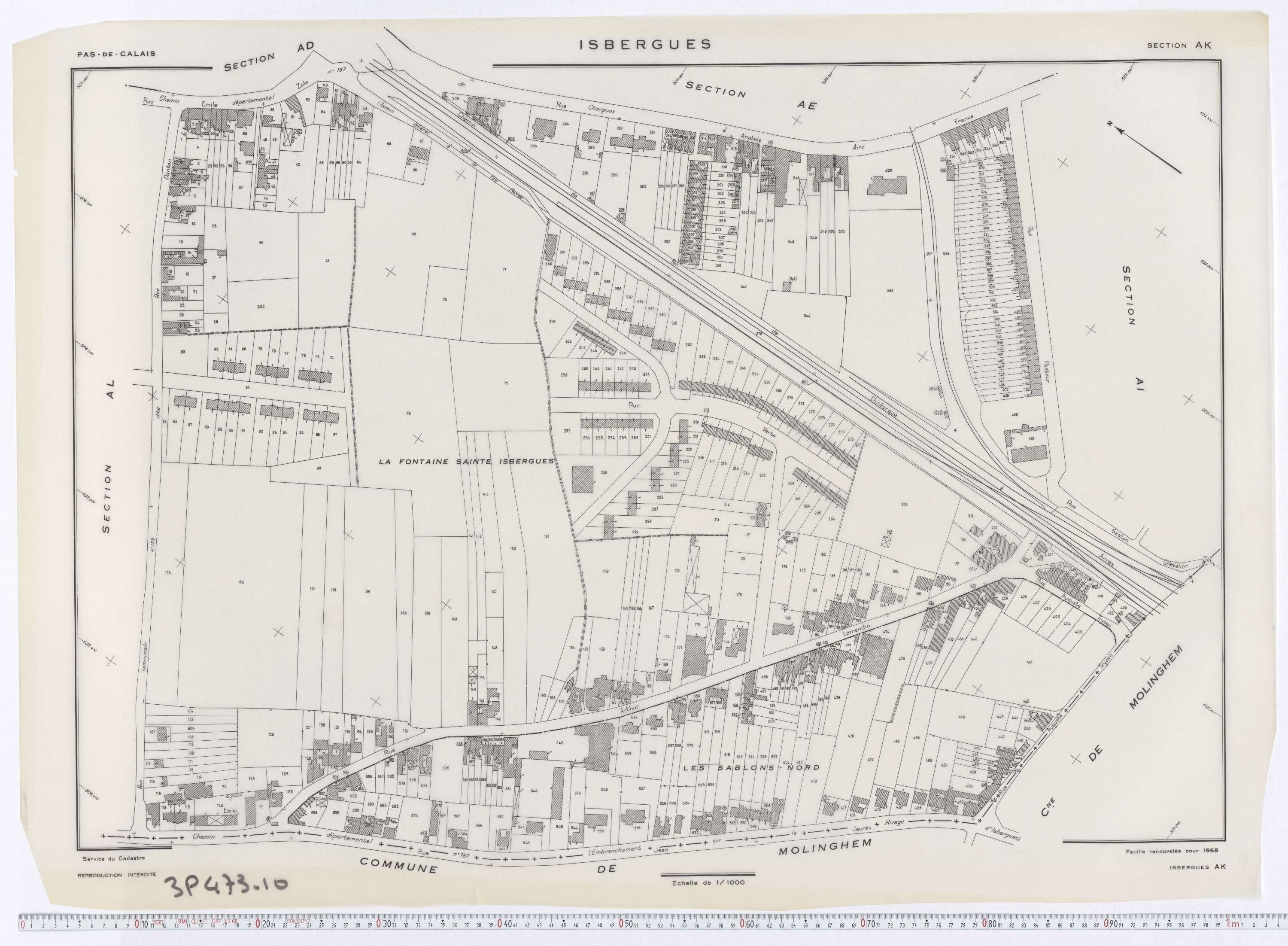 Isbergues - Section AK.