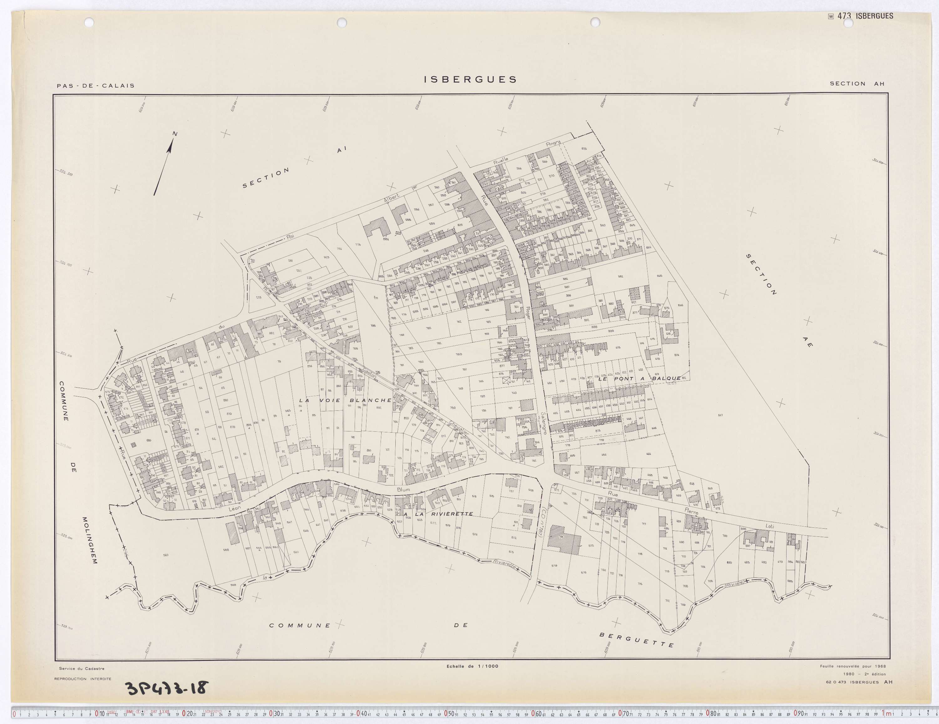 Isbergues - Section AH.