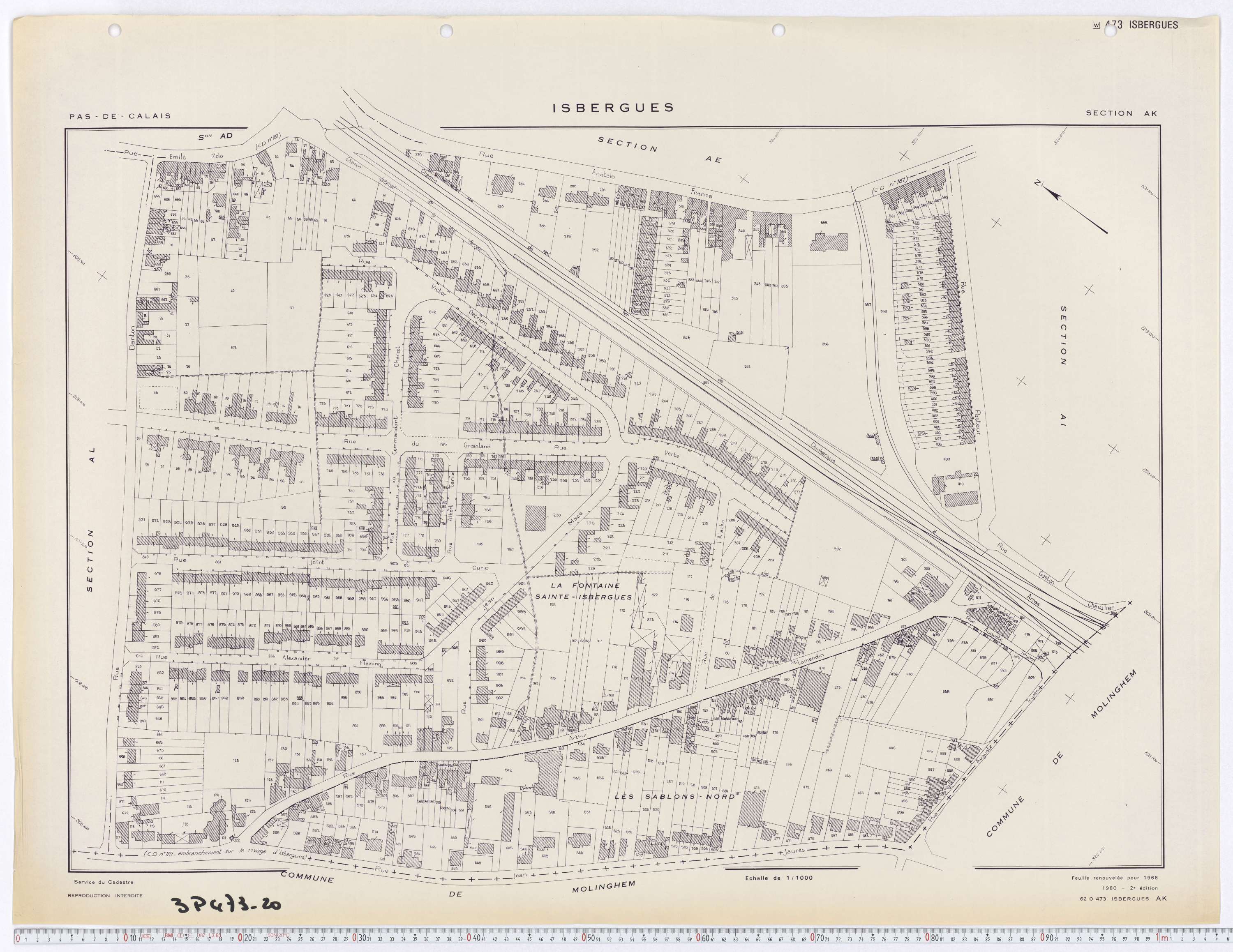 Isbergues - Section AK.