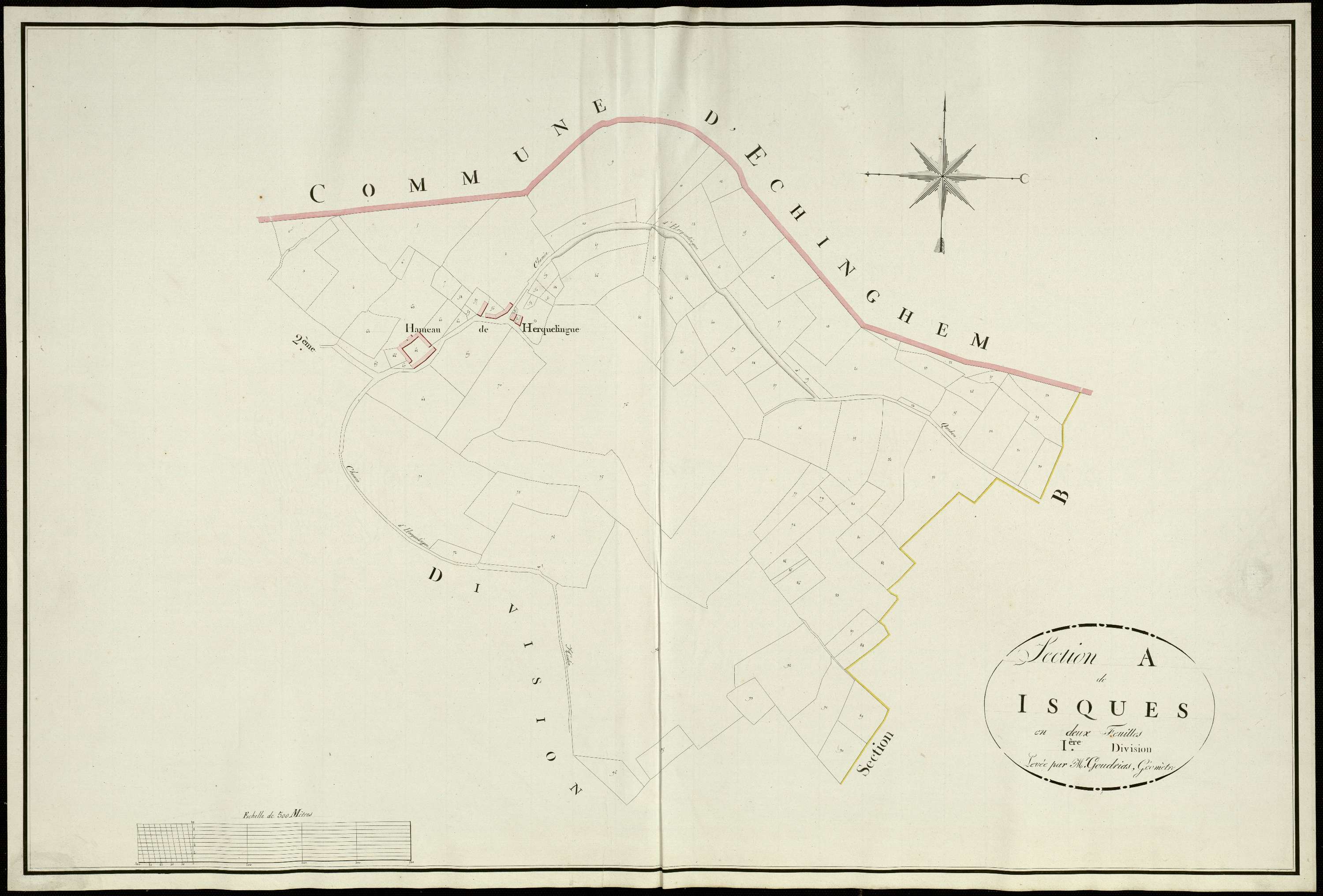 Isques - Section A, 1re feuille