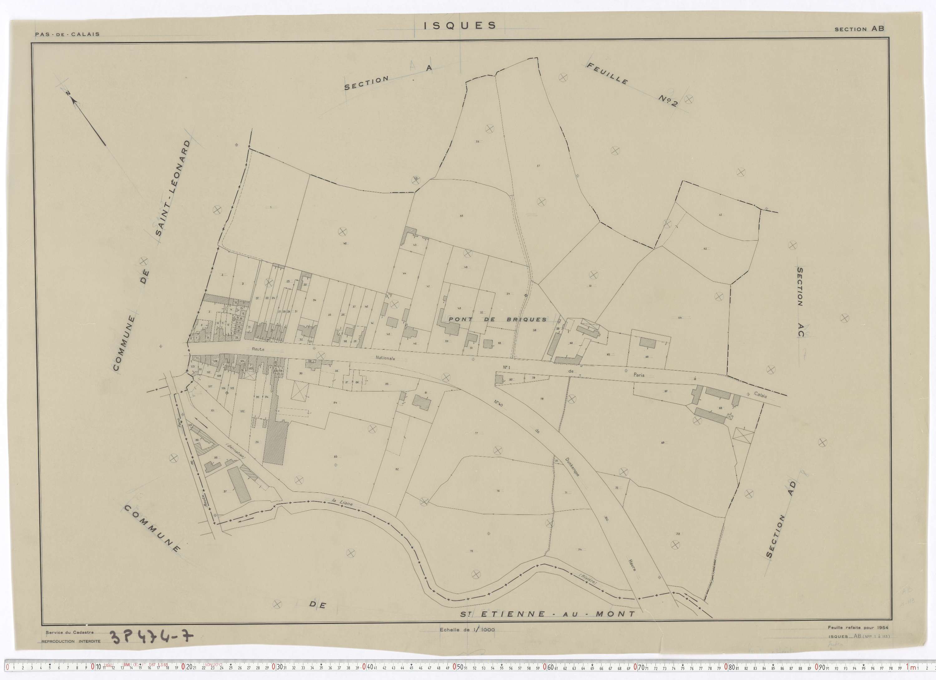 Isques - Section AB.