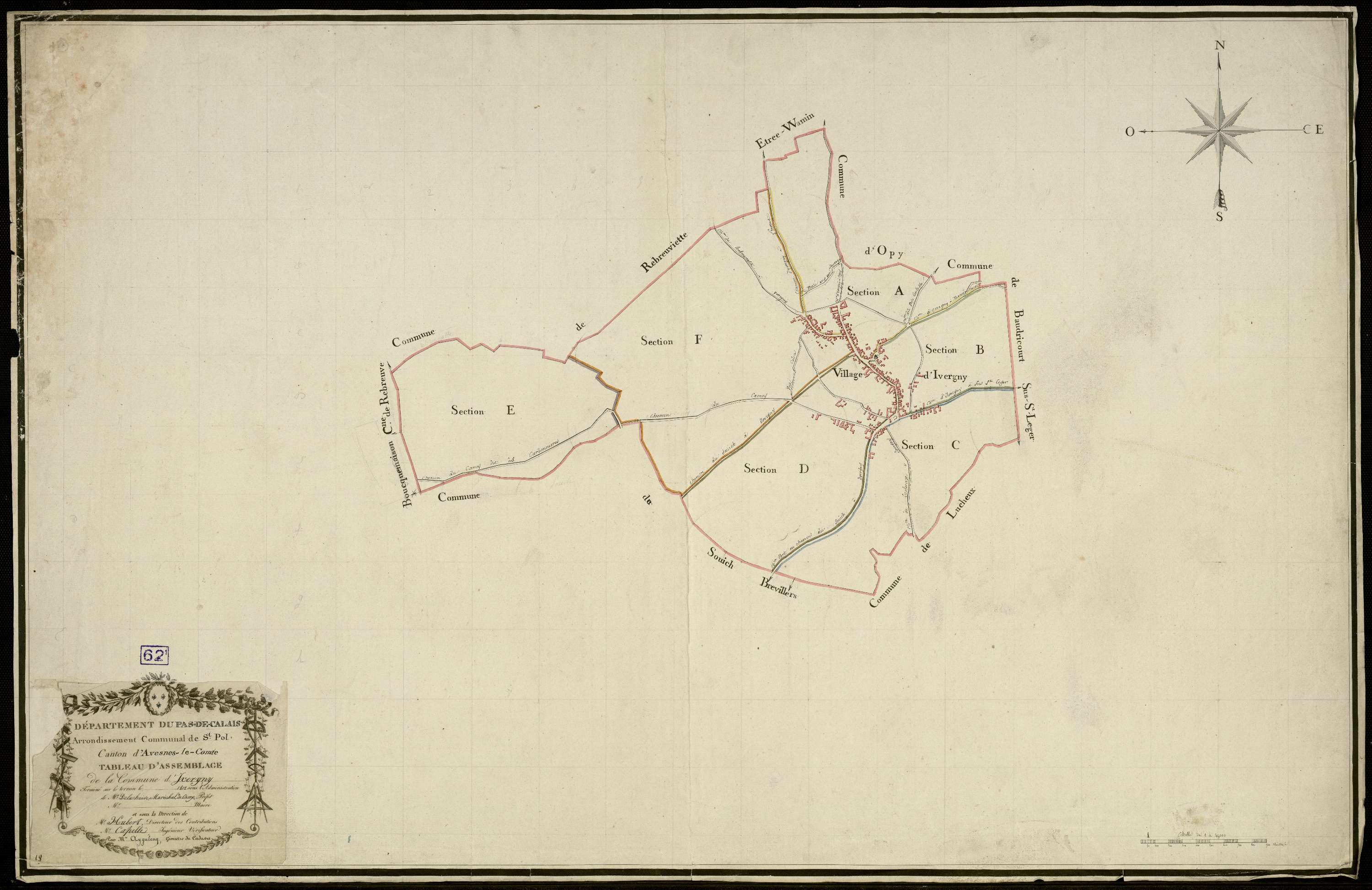 Ivergny - Tableau d'assemblage