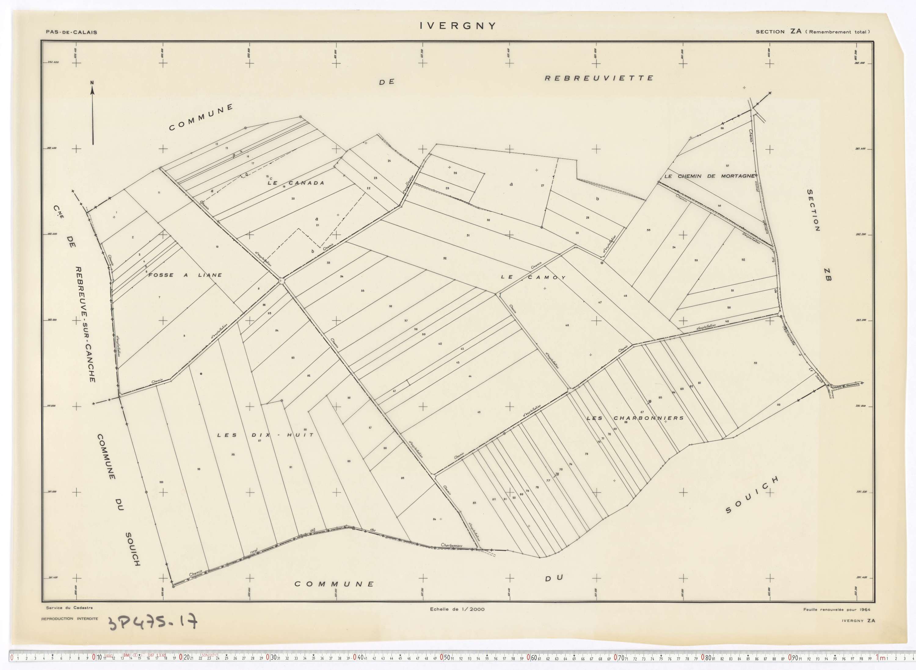 Ivergny - Section ZA.