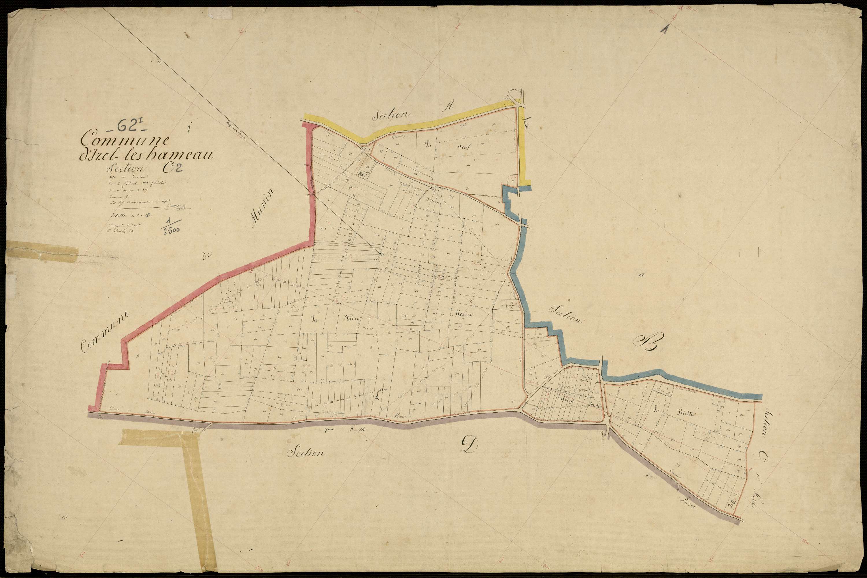 Izel-lès-Hameau - Section C, 2e feuille