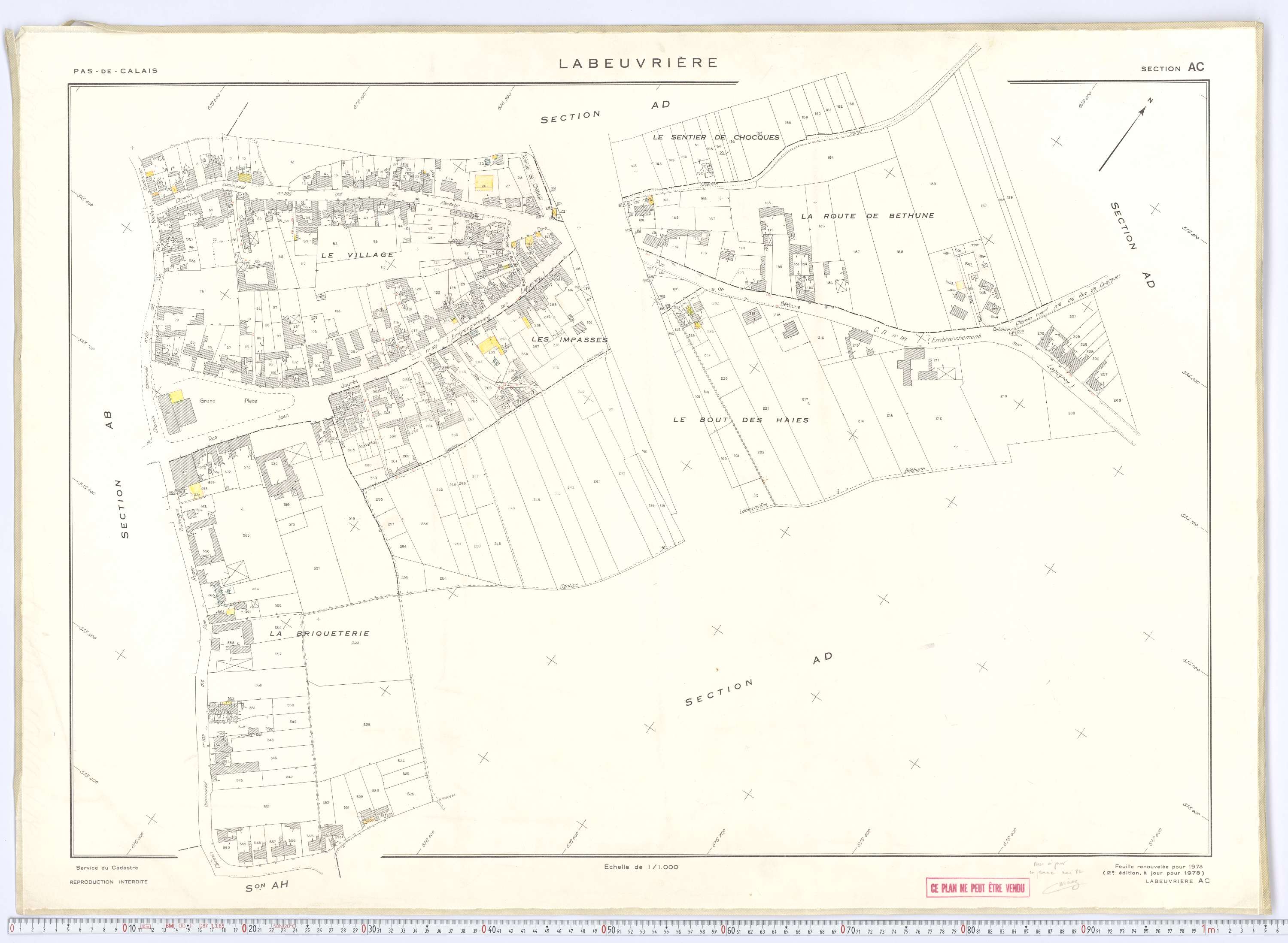 Labeuvrière - Section AC.