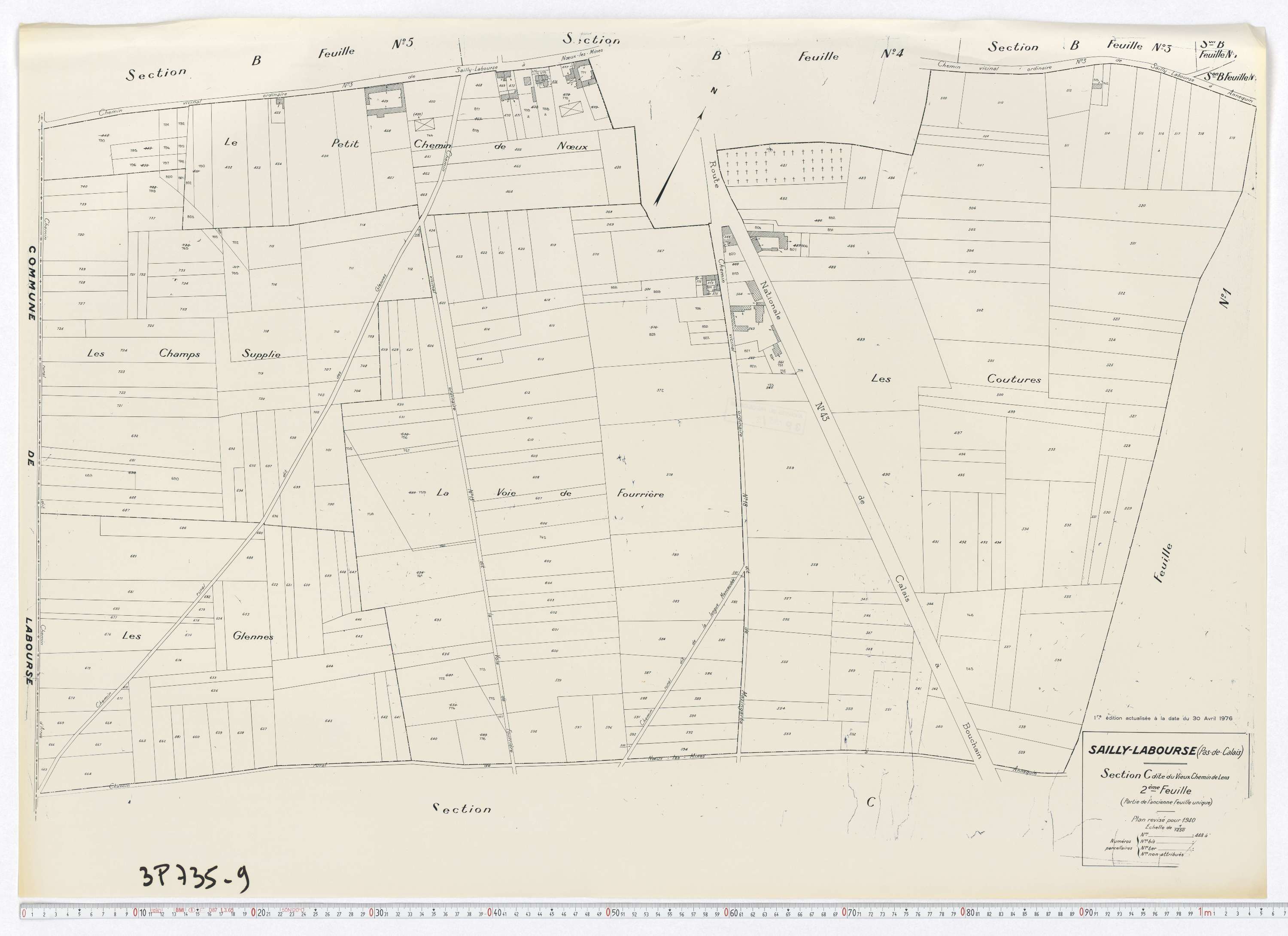 Labourse - Section C, feuille 2.
